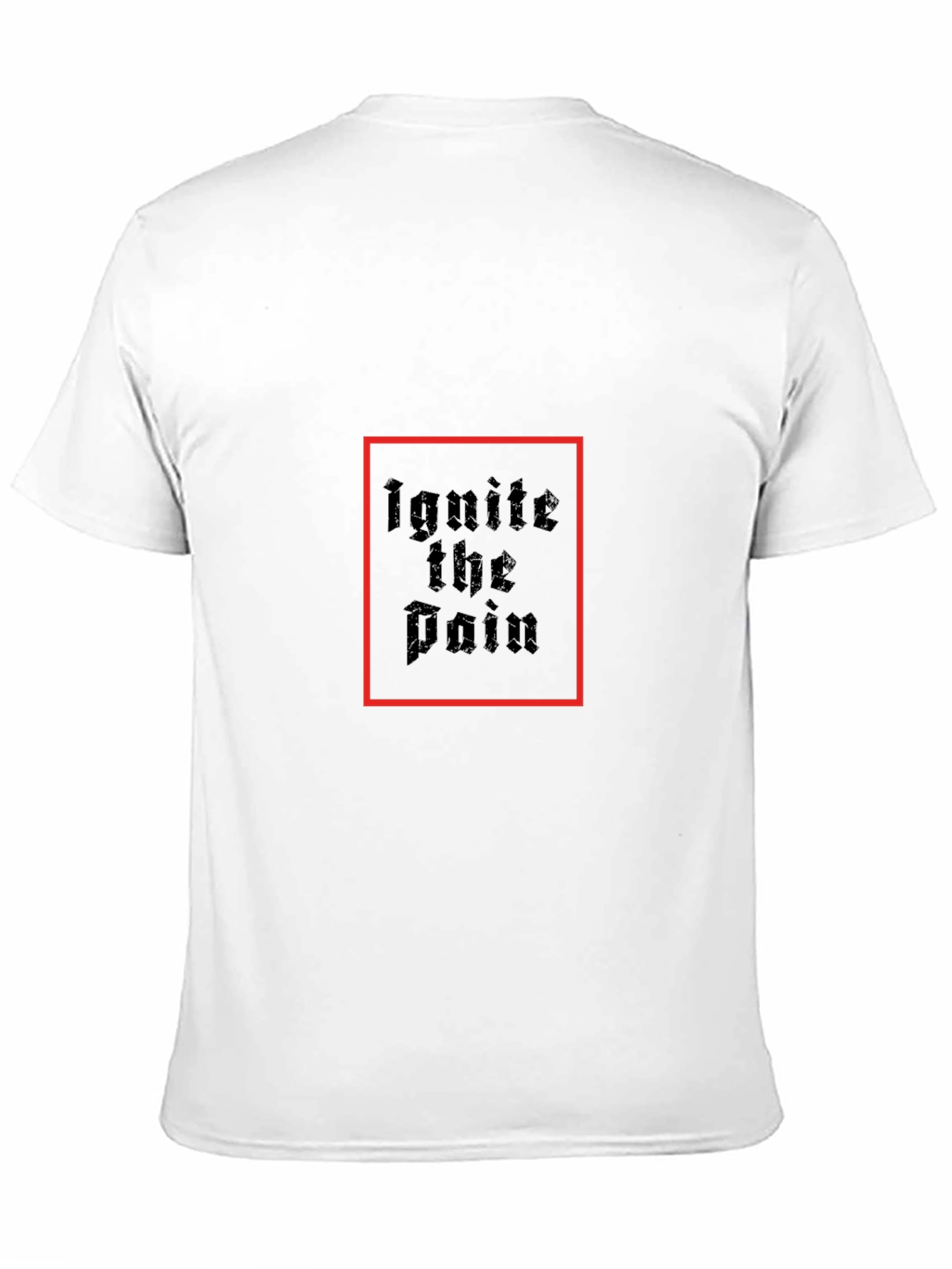 Ignite the Pain Black Graphic T-Shirt