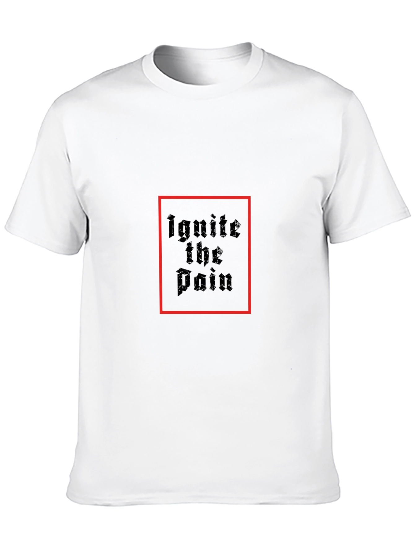 Ignite the Pain Black Graphic T-Shirt