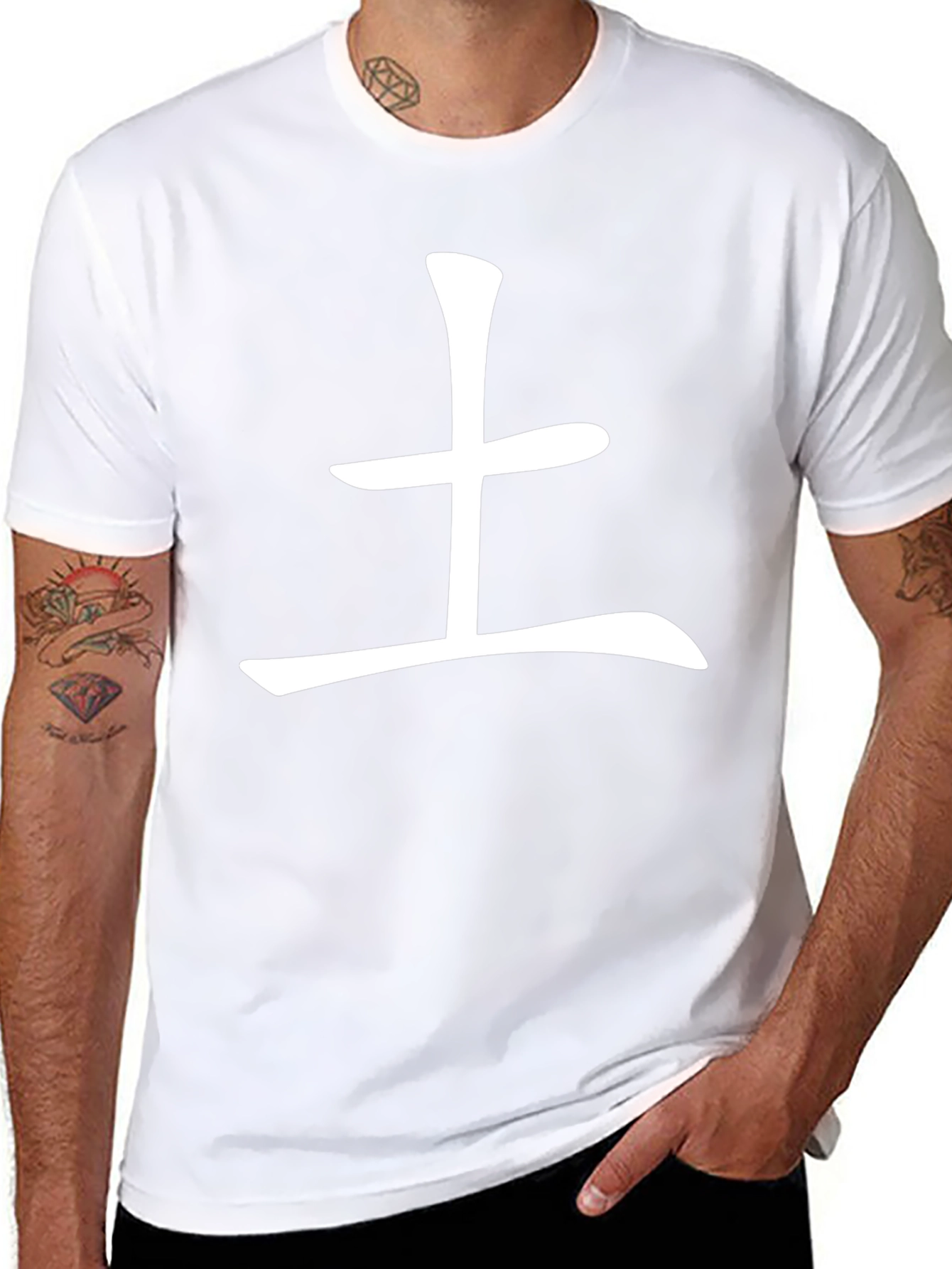 Minimalist Chinese Symbol Graphic Tee