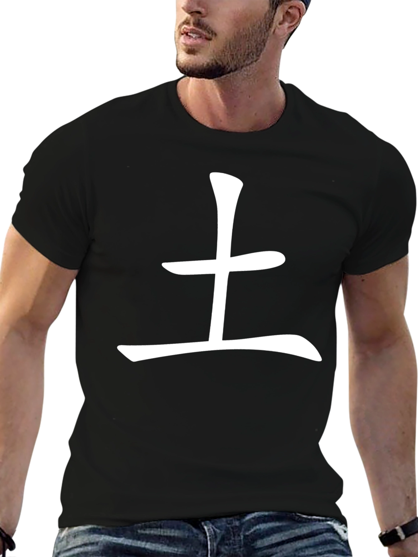 Minimalist Chinese Symbol Graphic Tee
