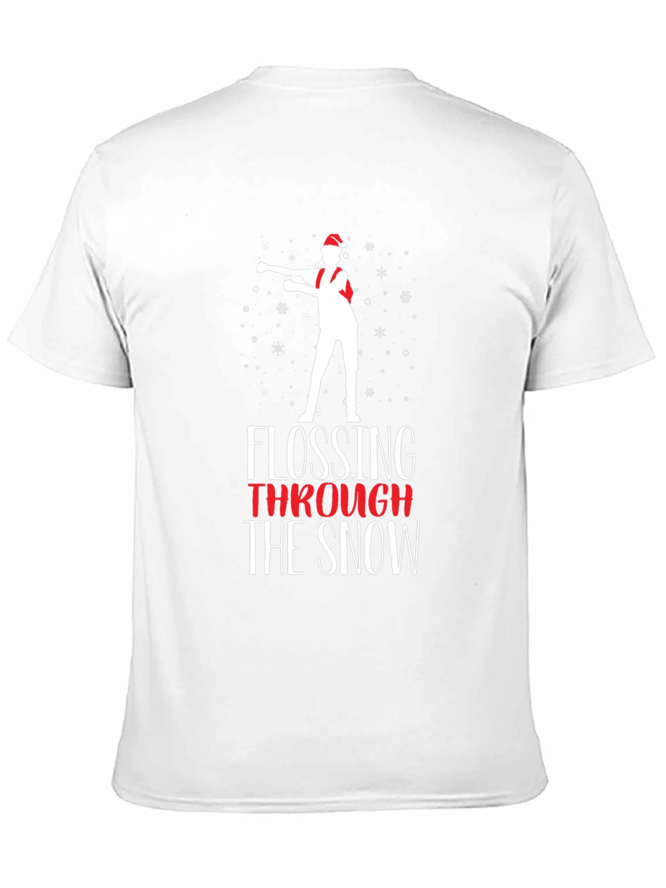 Flossing Through the Snow Christmas T-Shirt