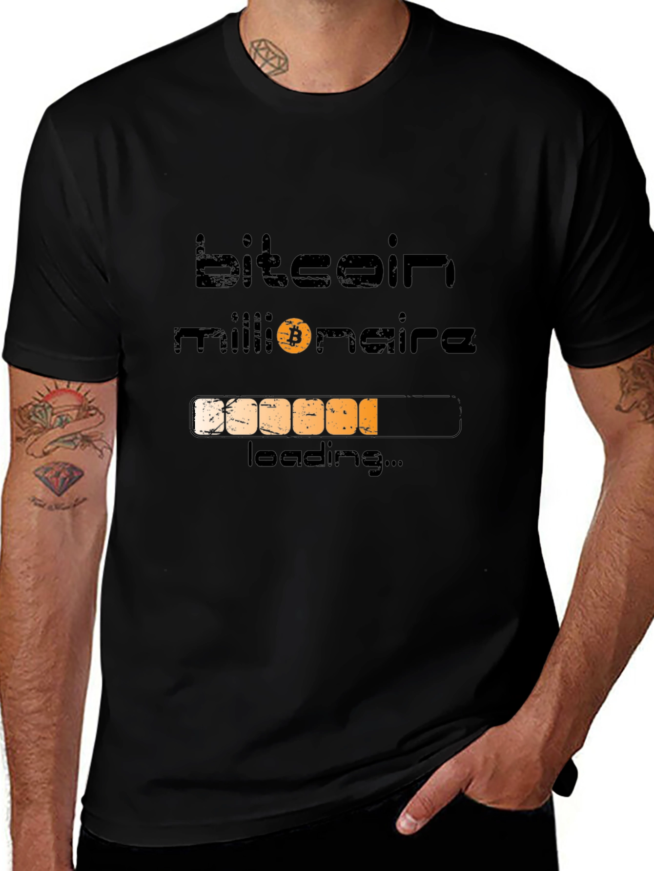 Bitcoin Millionaire Loading T-Shirt