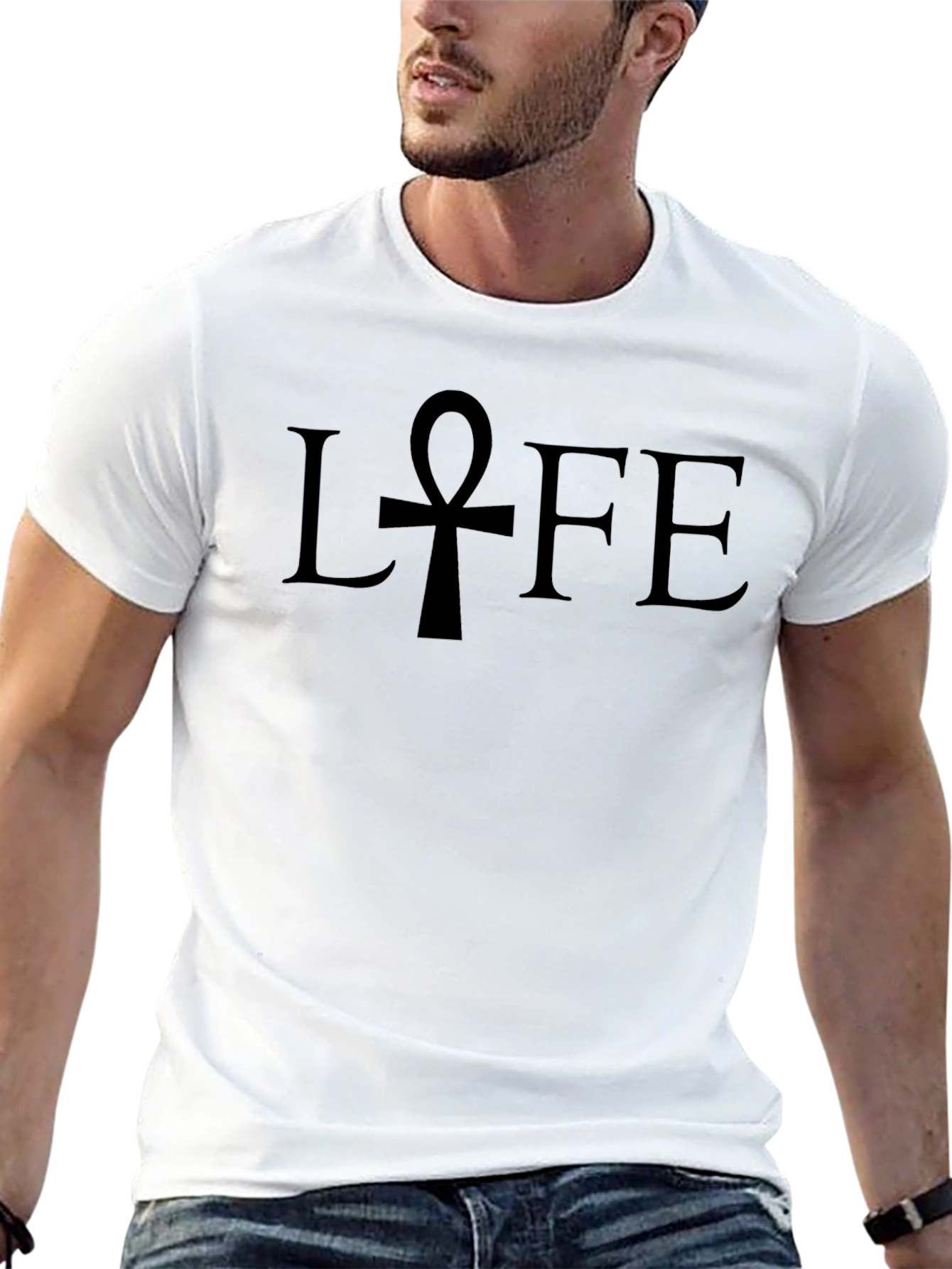 Ankh Life Graphic T-Shirt - Stylish & Comfortable
