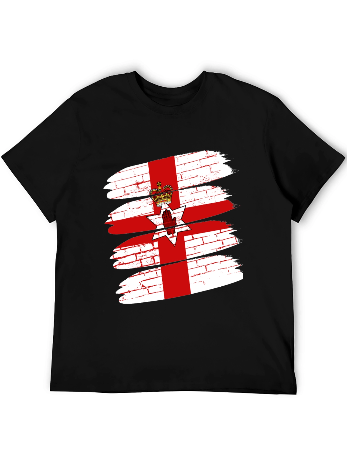 Northern Ireland Flag Brushstroke Graphic Tee