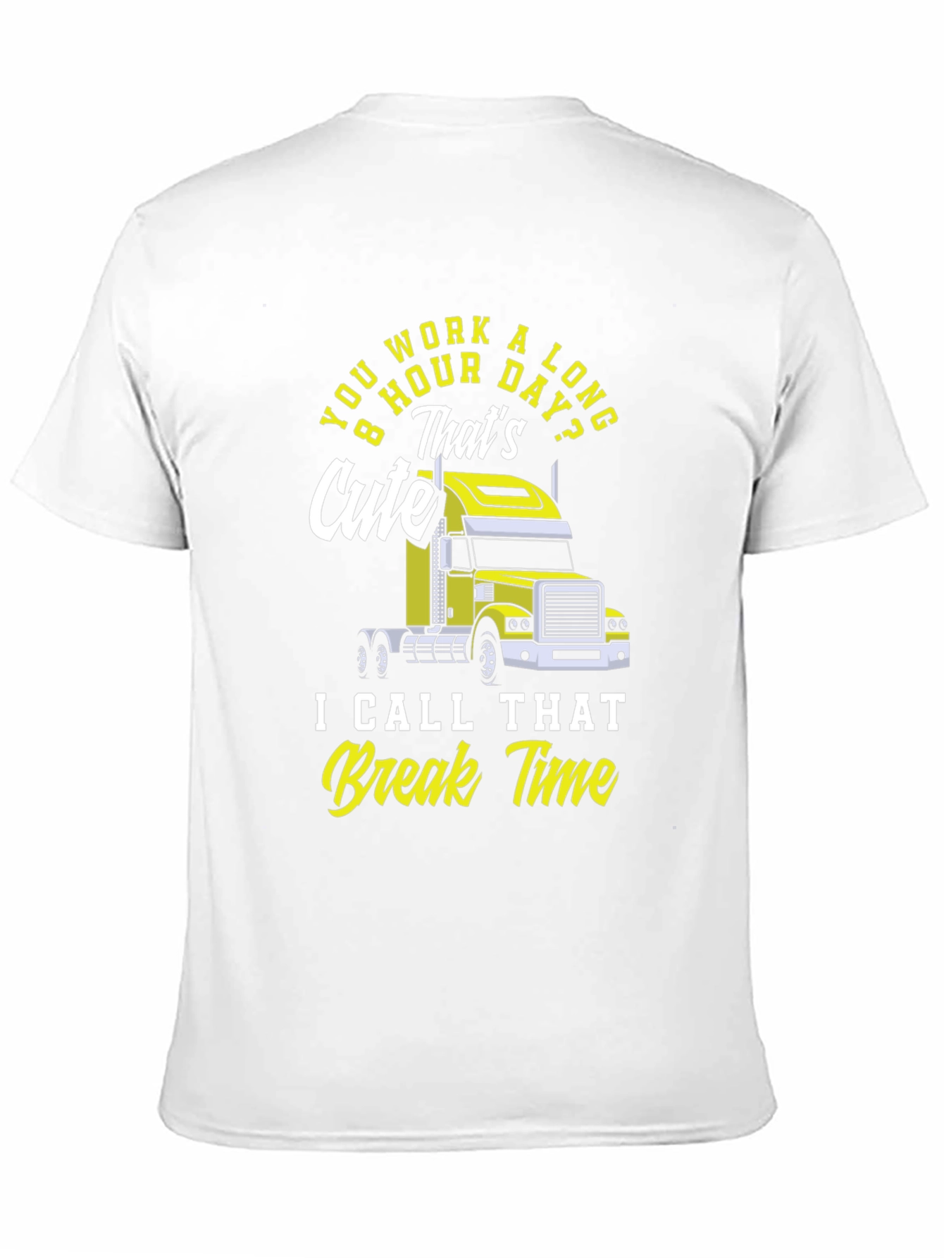 Truckers 8 Hour Day Black T-Shirt