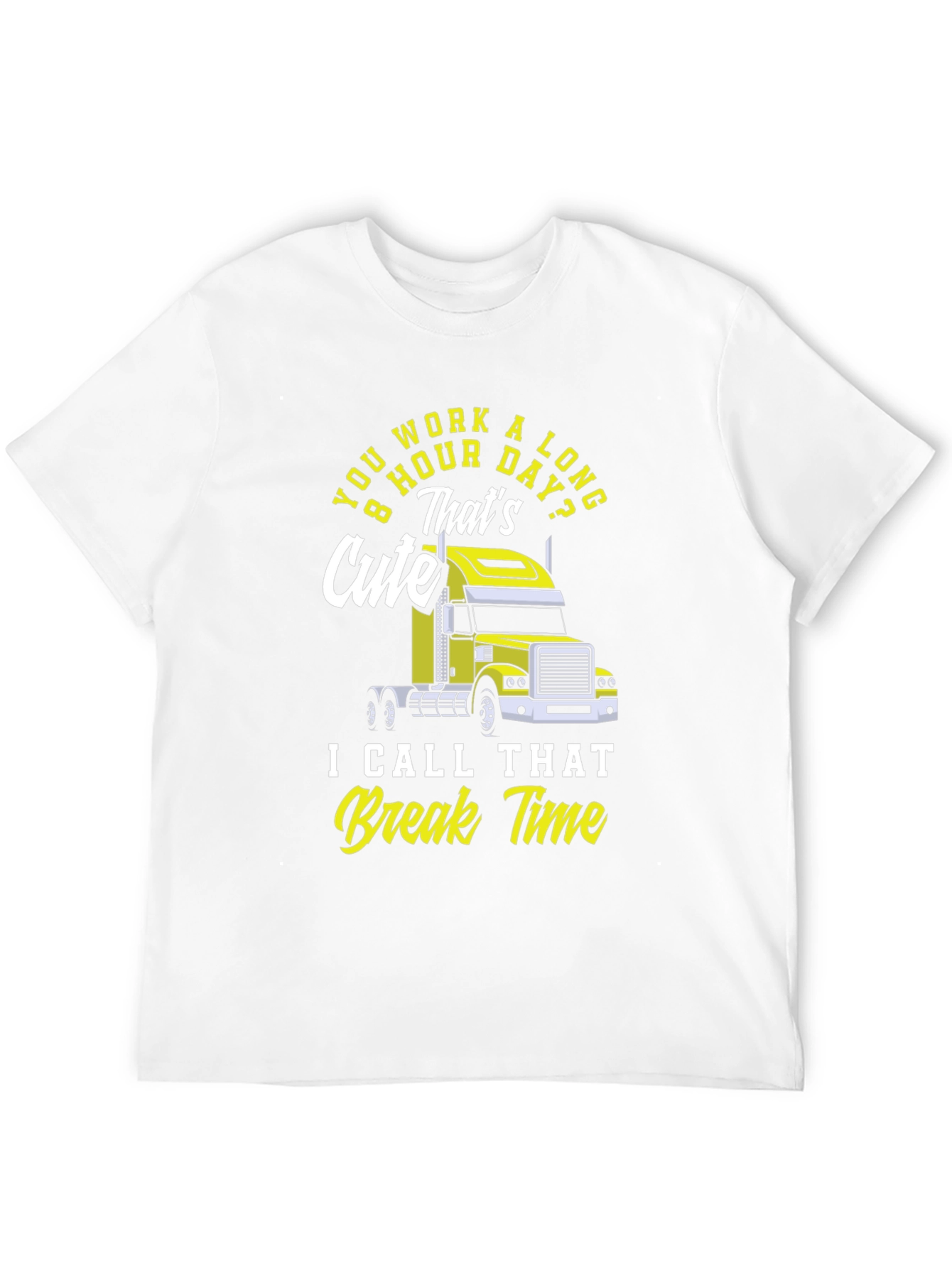 Truckers 8 Hour Day Black T-Shirt