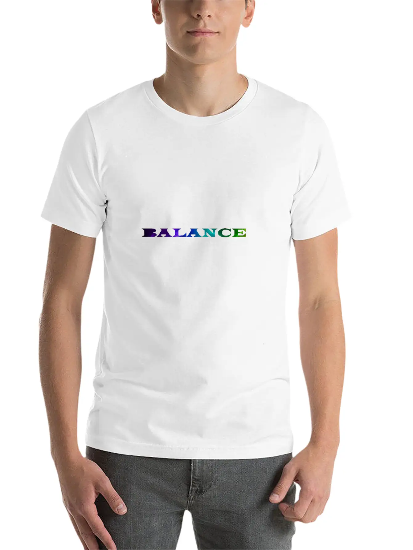 BALANCE Unisex Casual T-Shirt – Clean Design For Daily Comfort