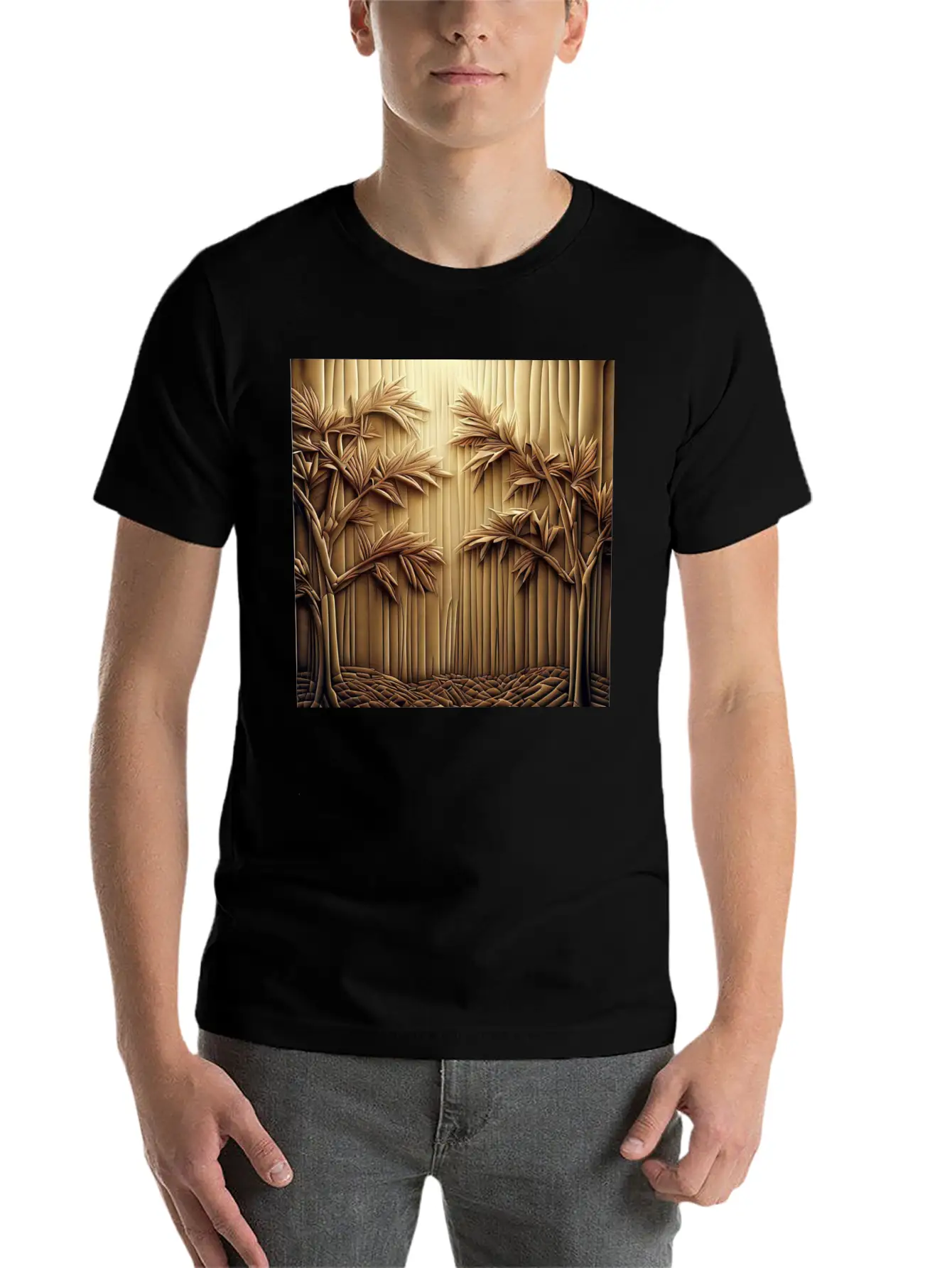 Bamboo Unisex Casual T-Shirt – Clean Design For Daily Comfort