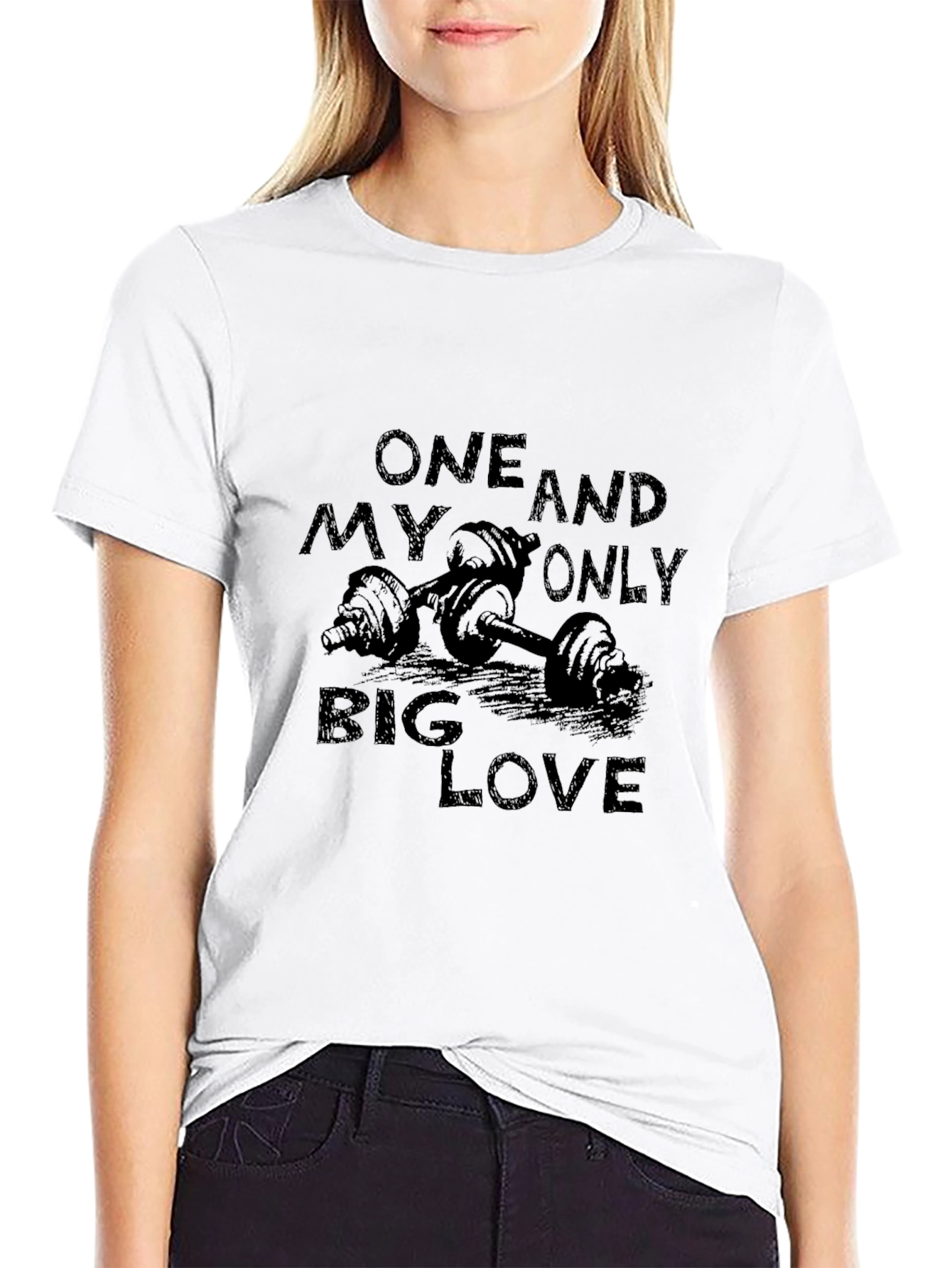 Weightlifting Graphic Tee - One and Only Big Love