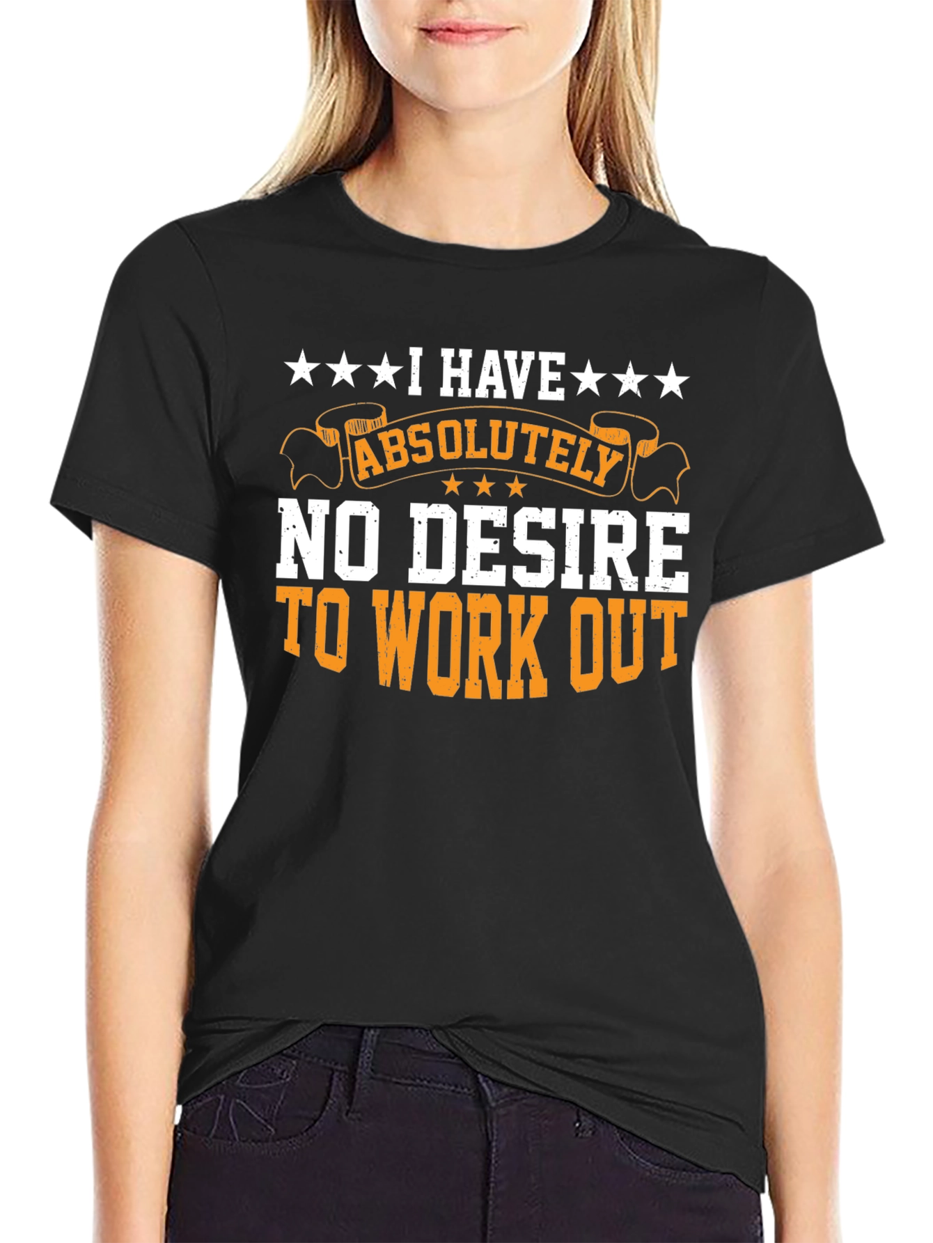 Funny Workout T-Shirt - No Desire to Exercise