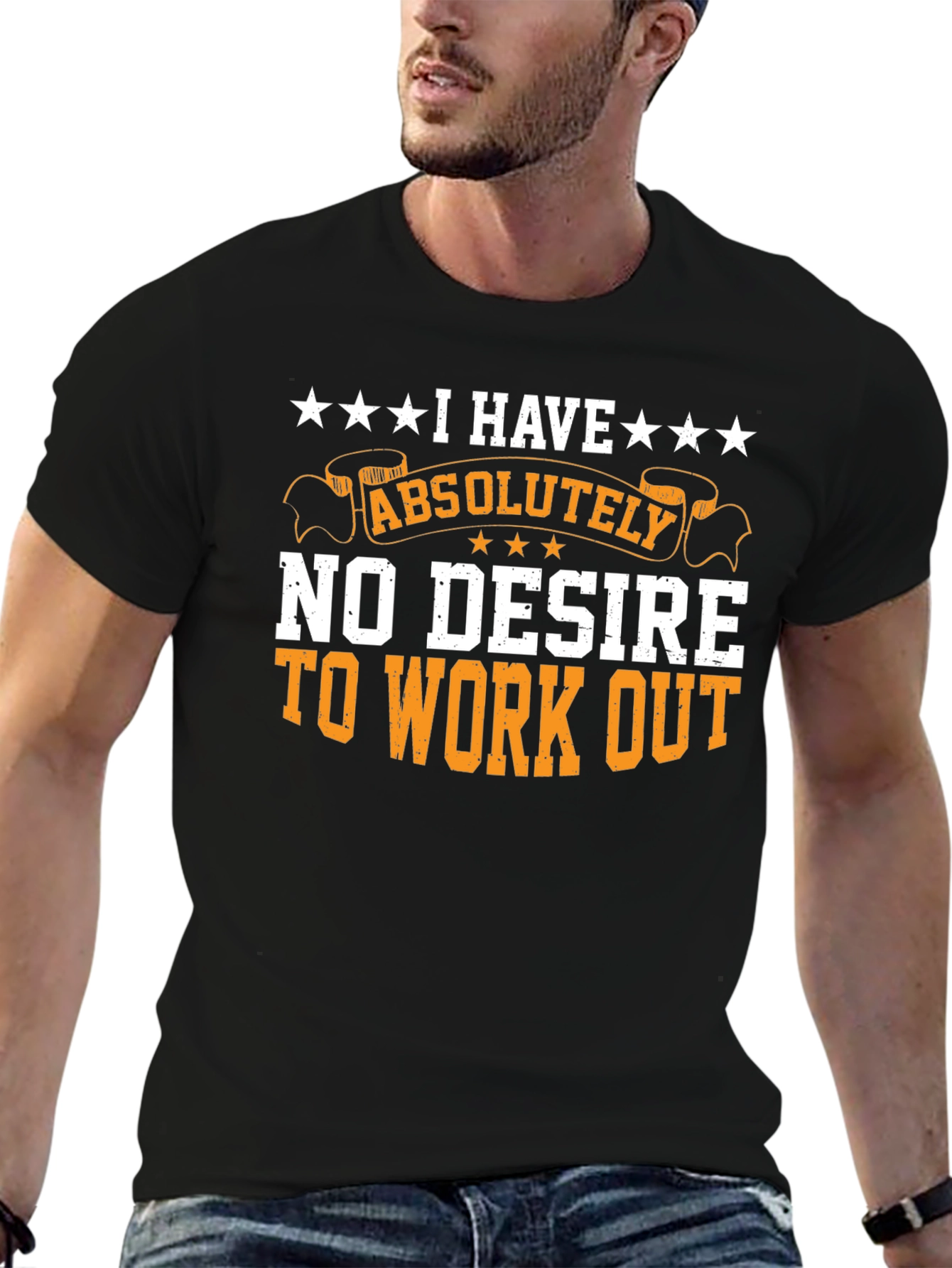 Funny Workout T-Shirt - No Desire to Exercise