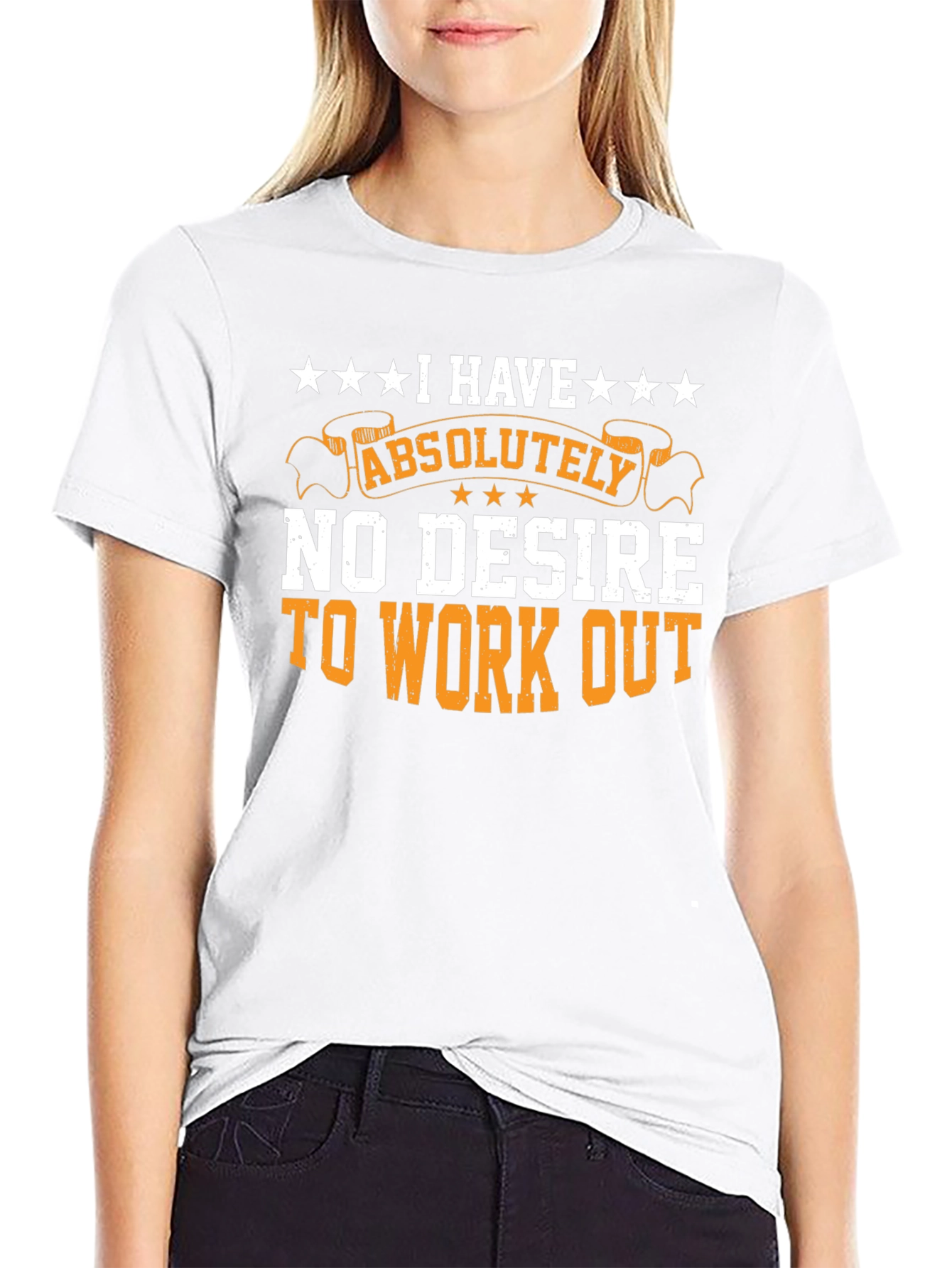 Funny Workout T-Shirt - No Desire to Exercise