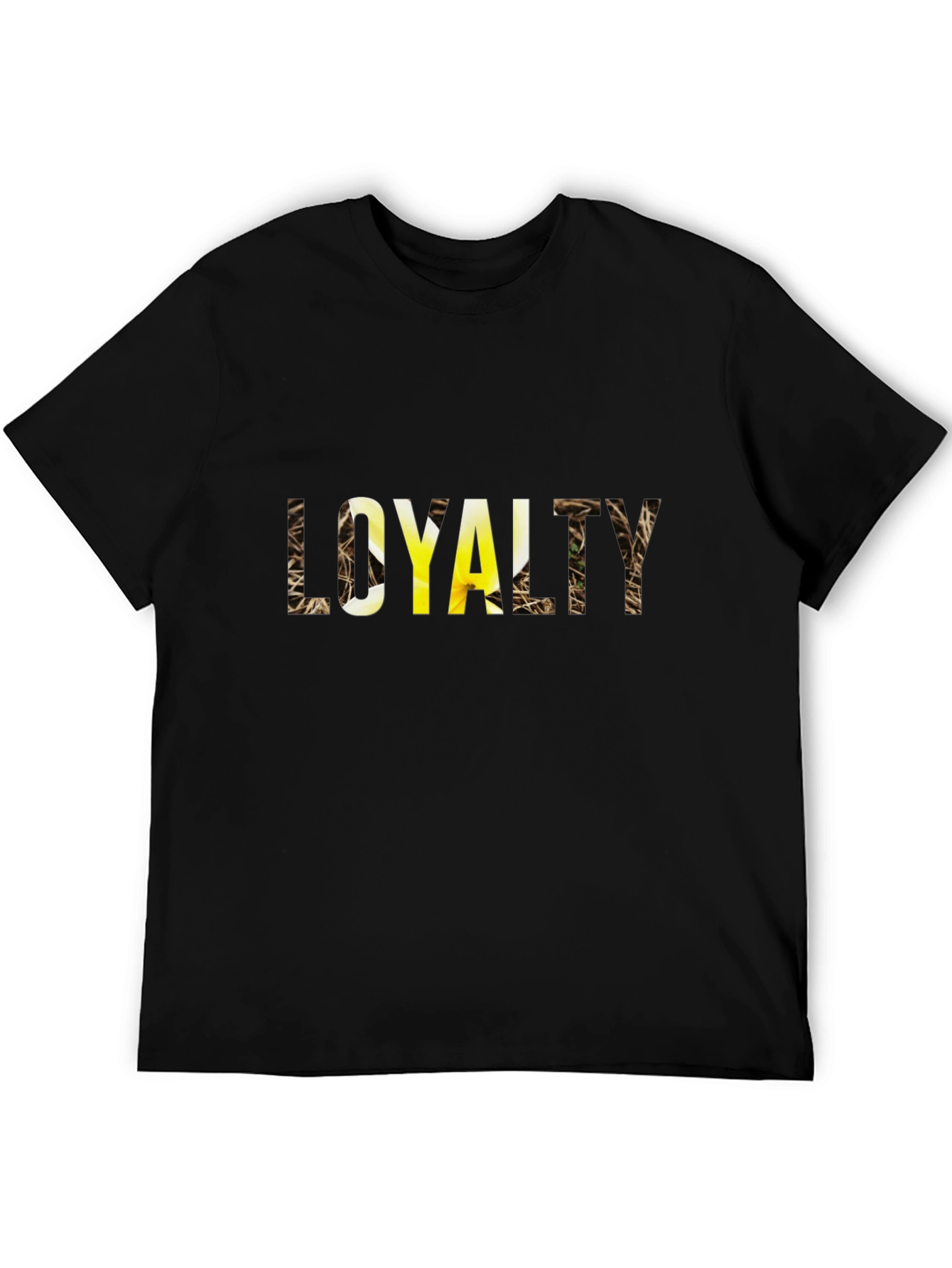 Loyalty Graphic Print Black T-Shirt