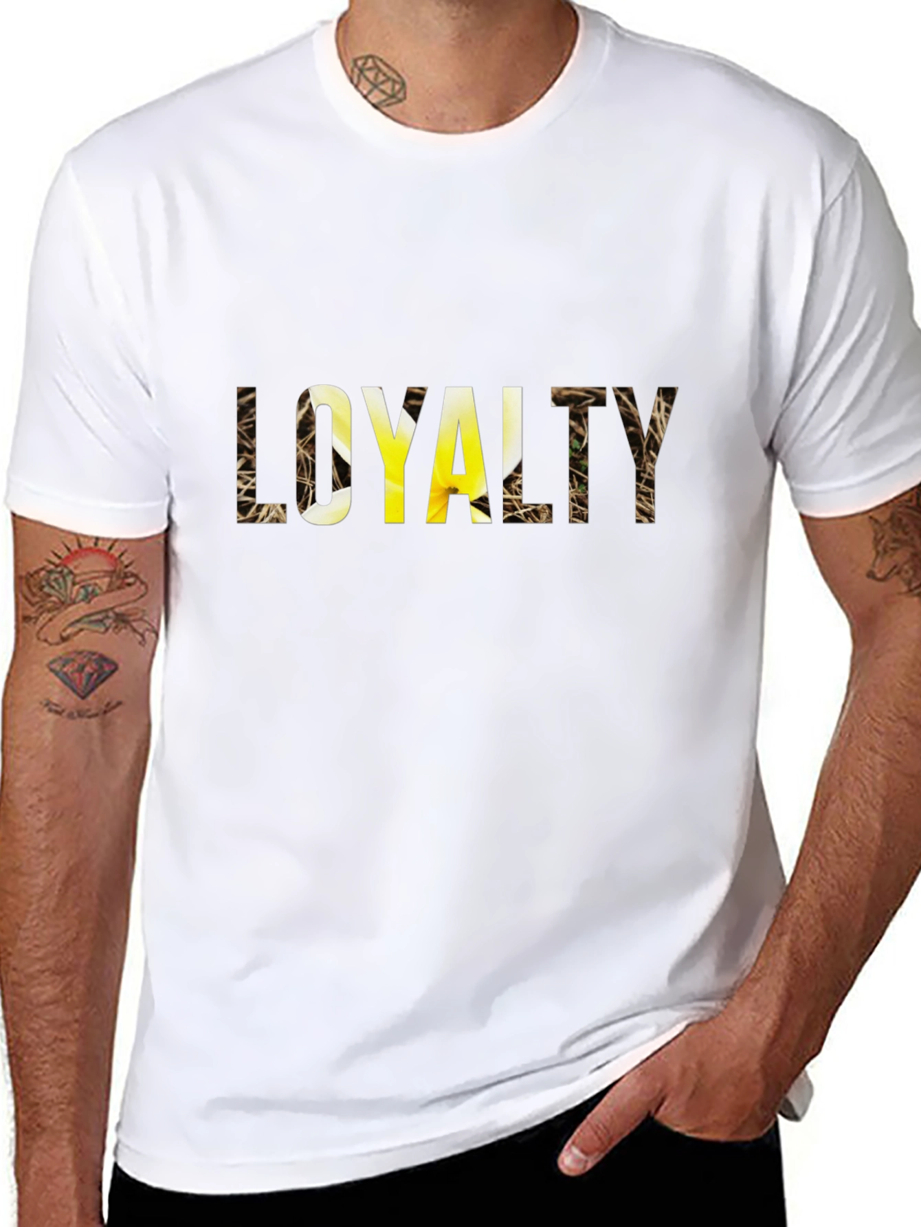 Loyalty Graphic Print Black T-Shirt