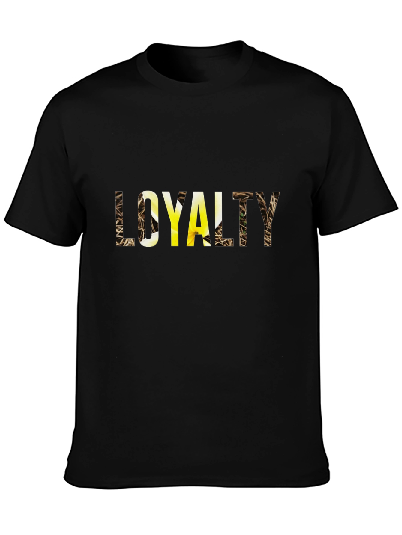 Loyalty Graphic Print Black T-Shirt