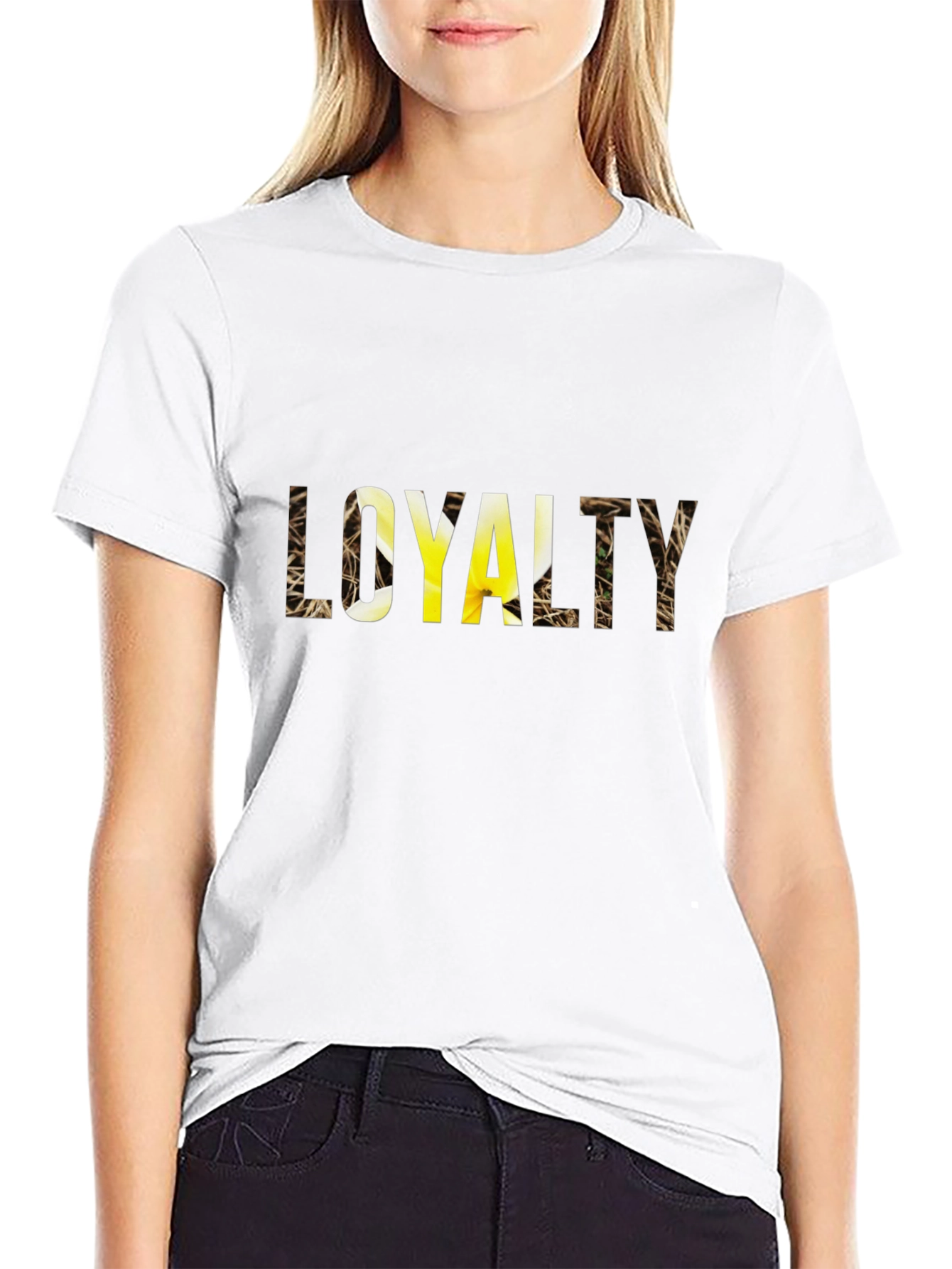 Loyalty Graphic Print Black T-Shirt