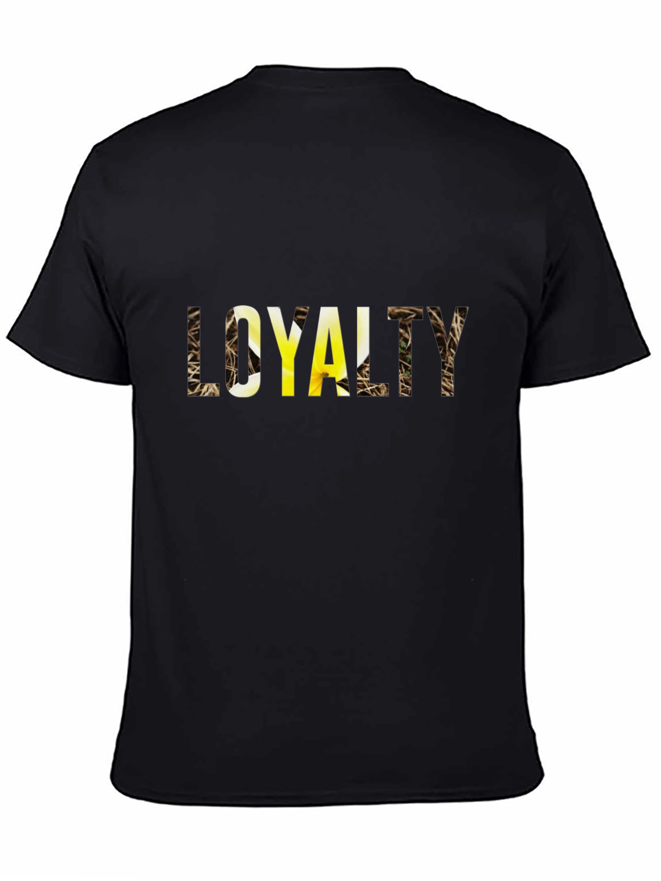 Loyalty Graphic Print Black T-Shirt