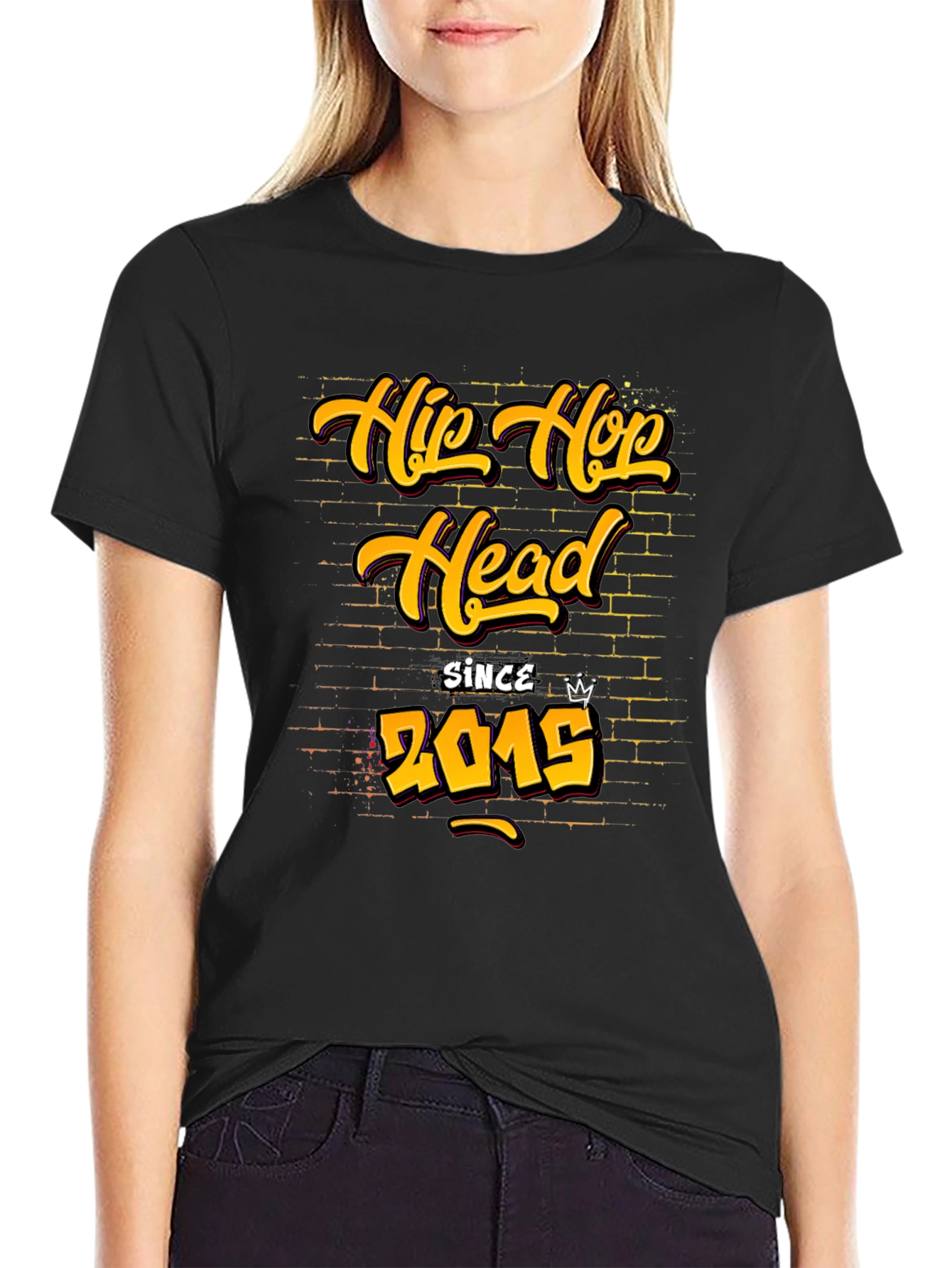 Hip Hop Head Since 2015 Graphic T-Shirt