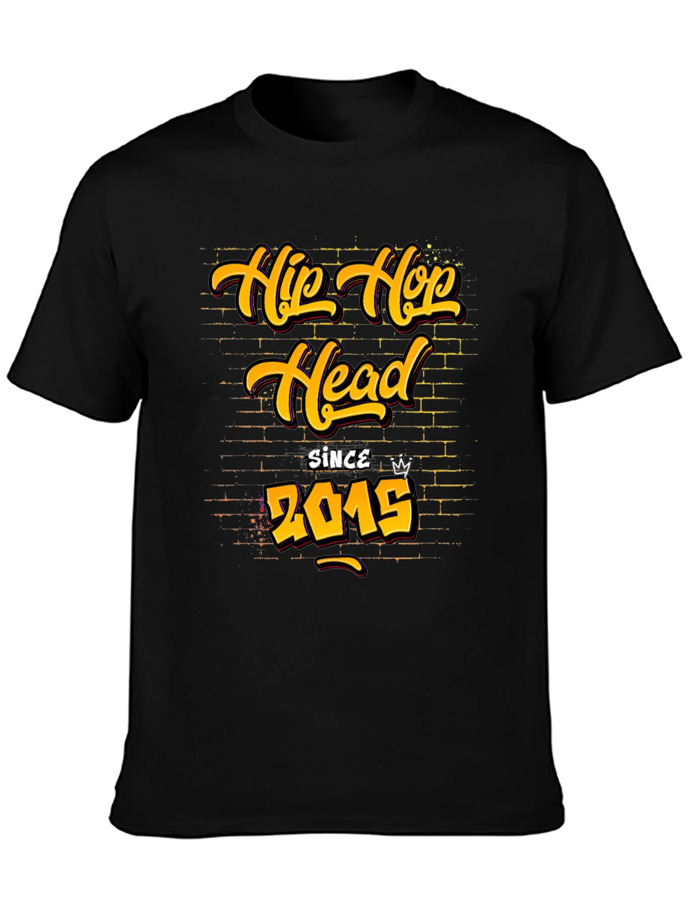 Hip Hop Head Since 2015 Graphic T-Shirt