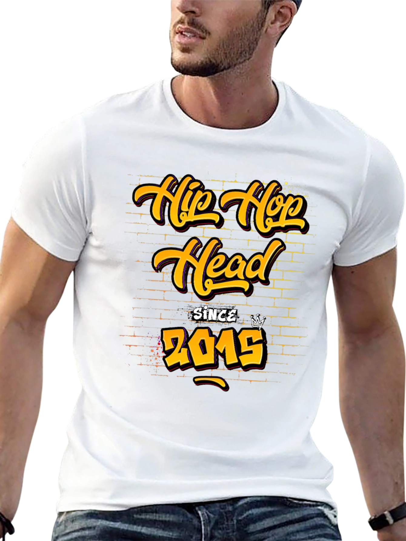 Hip Hop Head Since 2015 Graphic T-Shirt