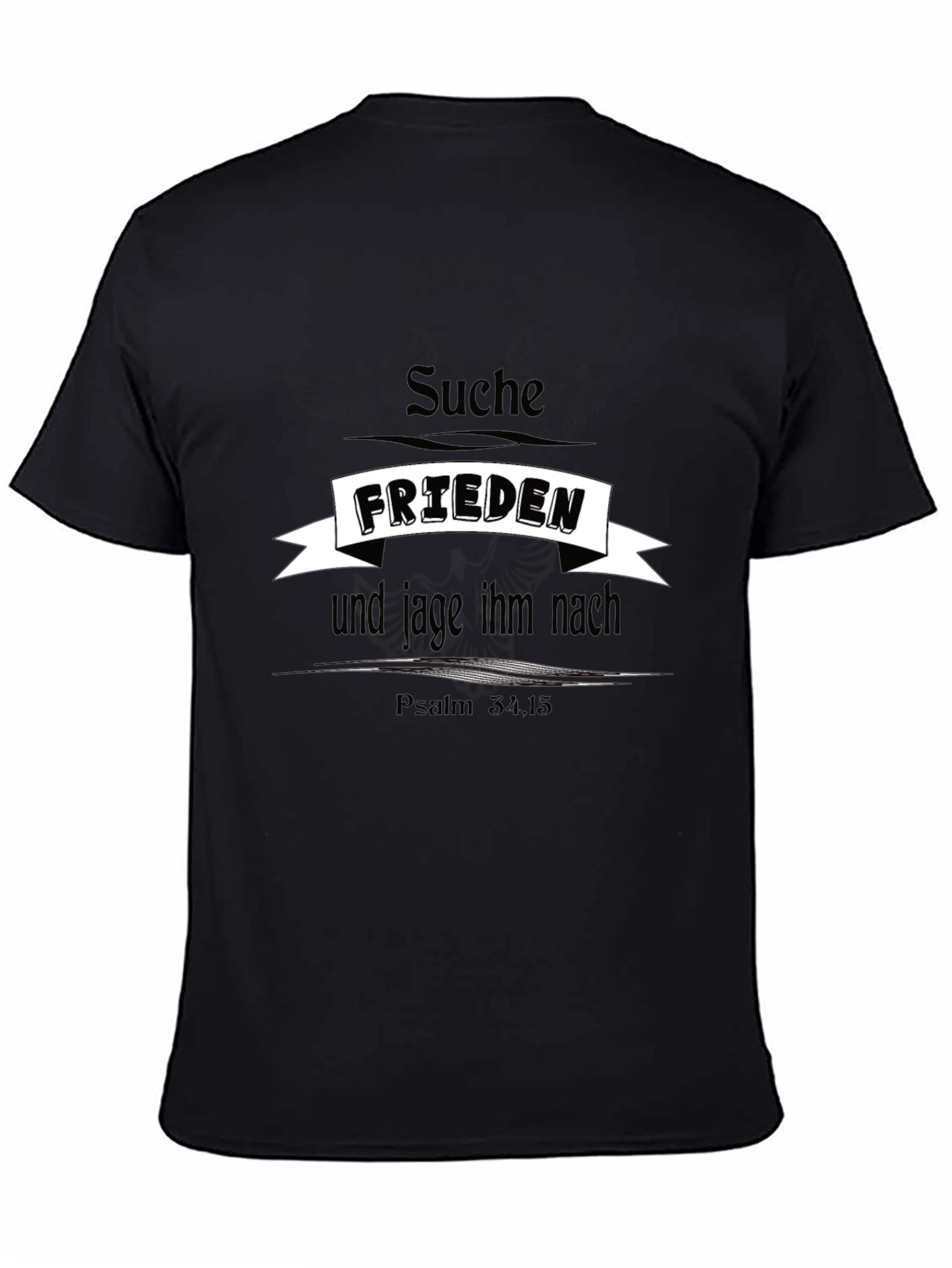 Suche Frieden T-Shirt - Black