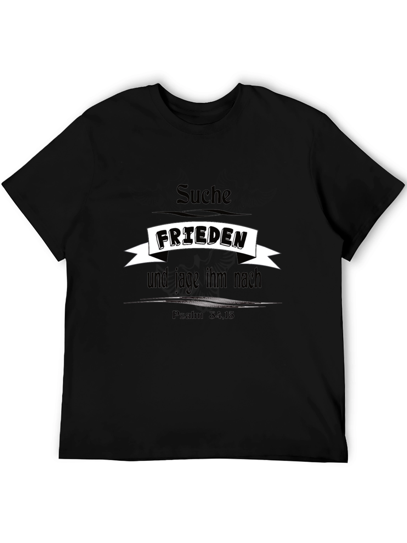 Suche Frieden T-Shirt - Black