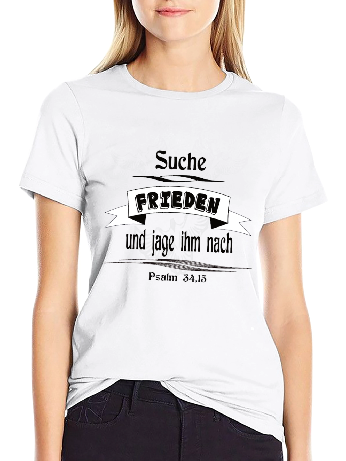 Suche Frieden T-Shirt - Black