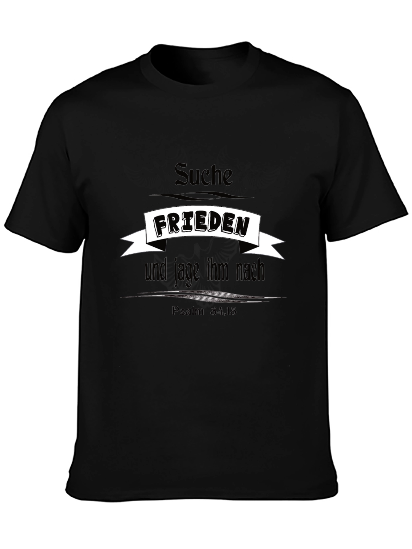 Suche Frieden T-Shirt - Black