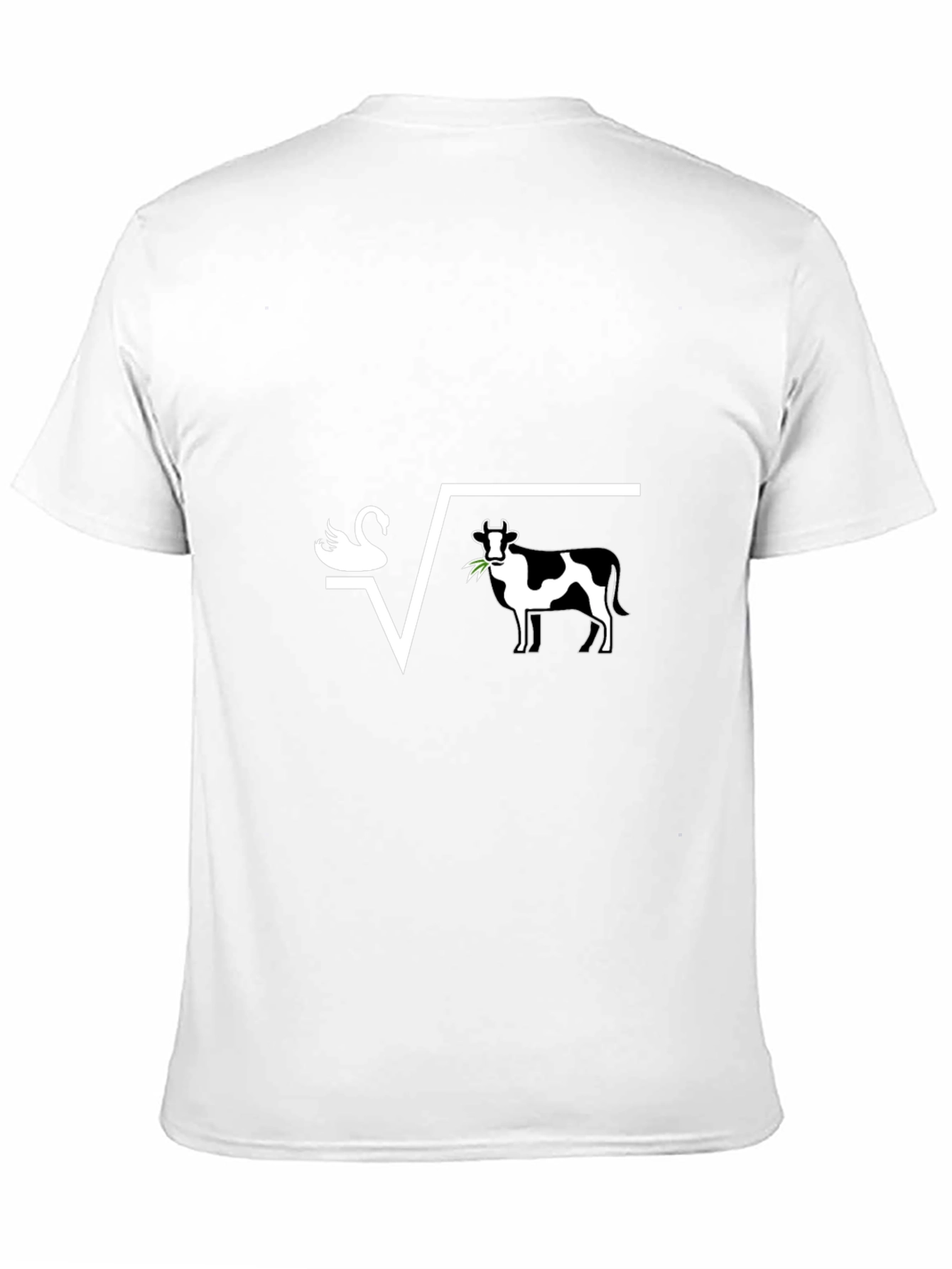 Swan + Cow = Square Root Funny T-Shirt