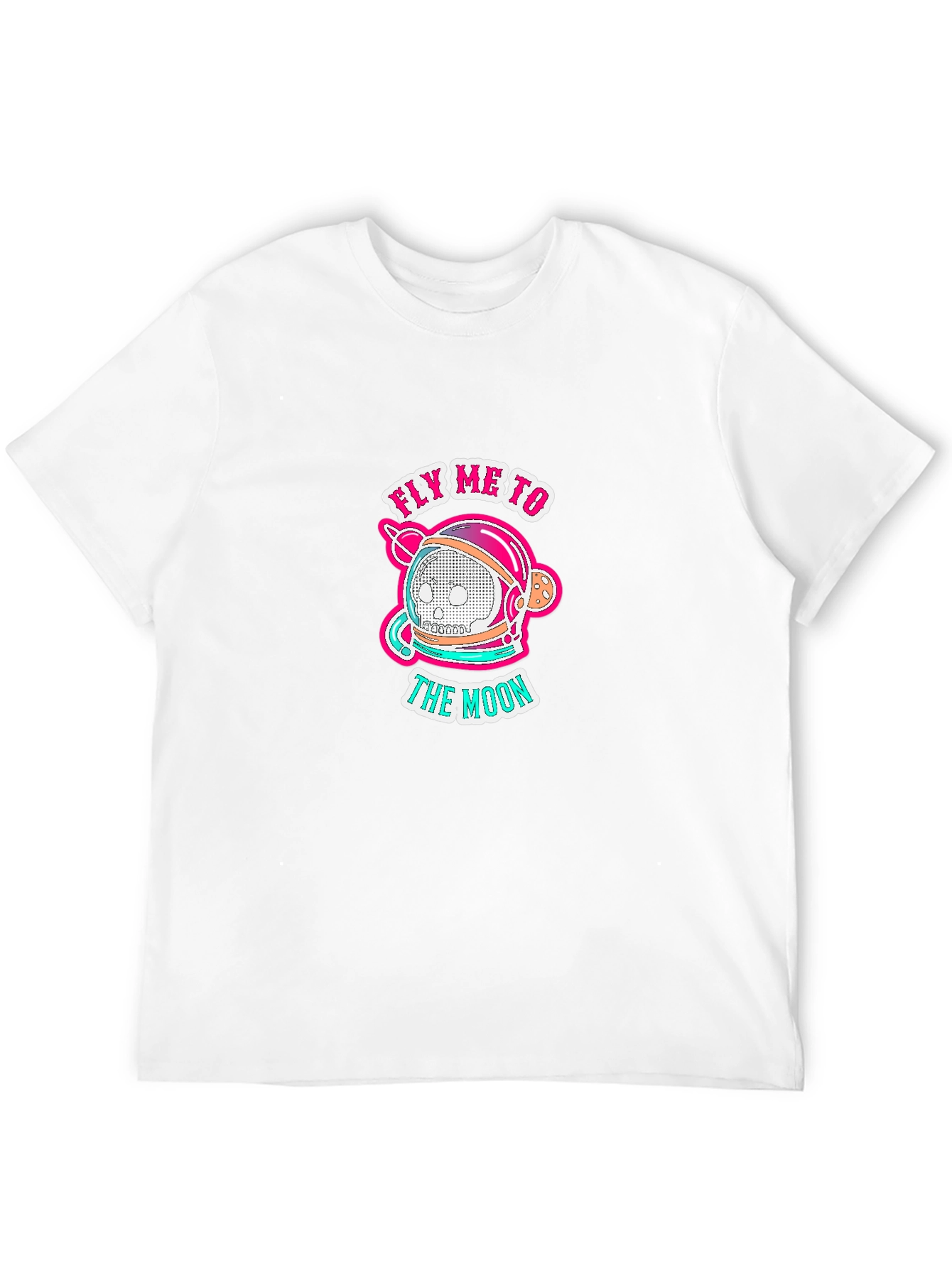 Fly Me to the Moon Black Graphic T-Shirt