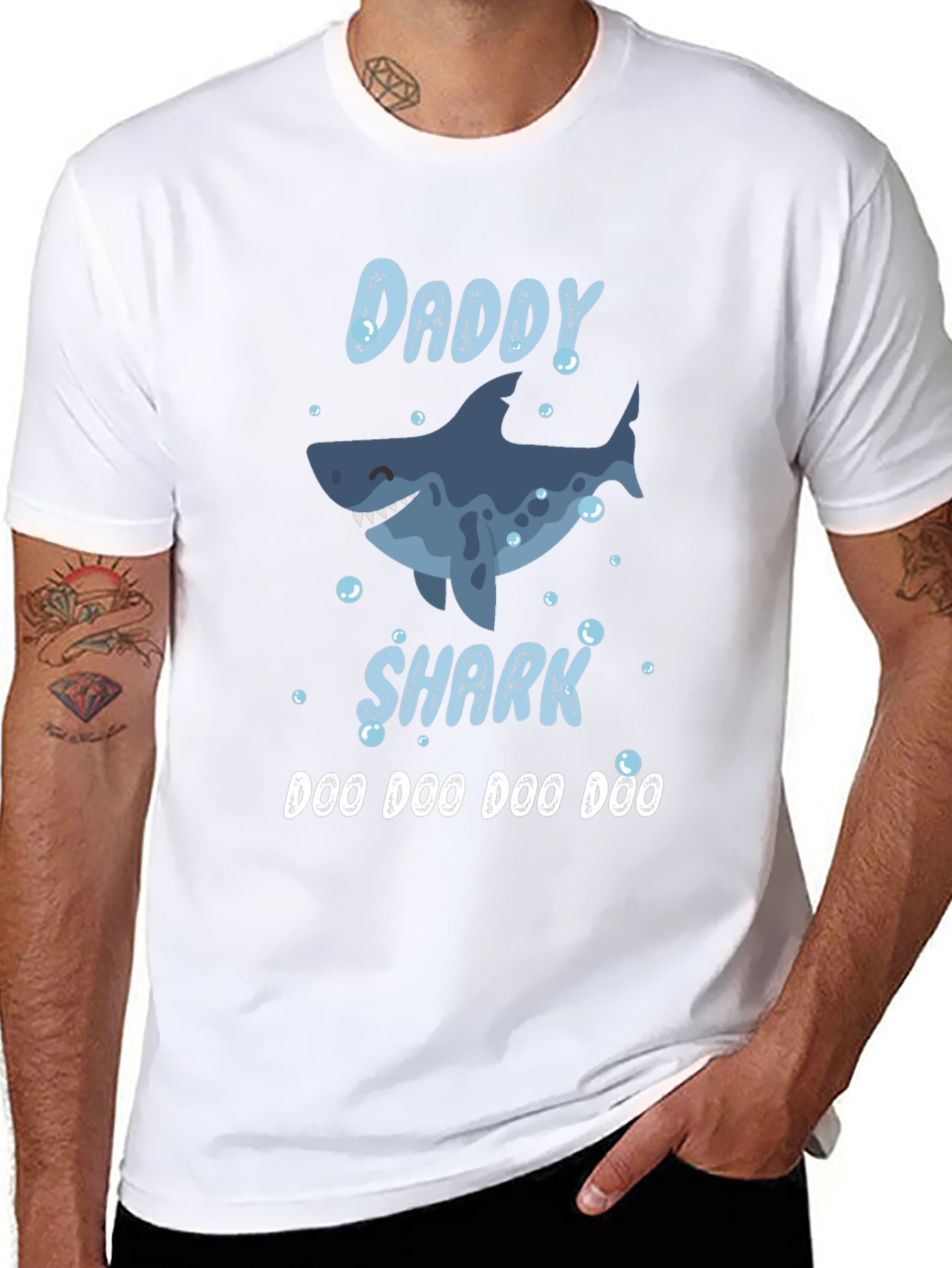 Daddy Shark Graphic T-Shirt