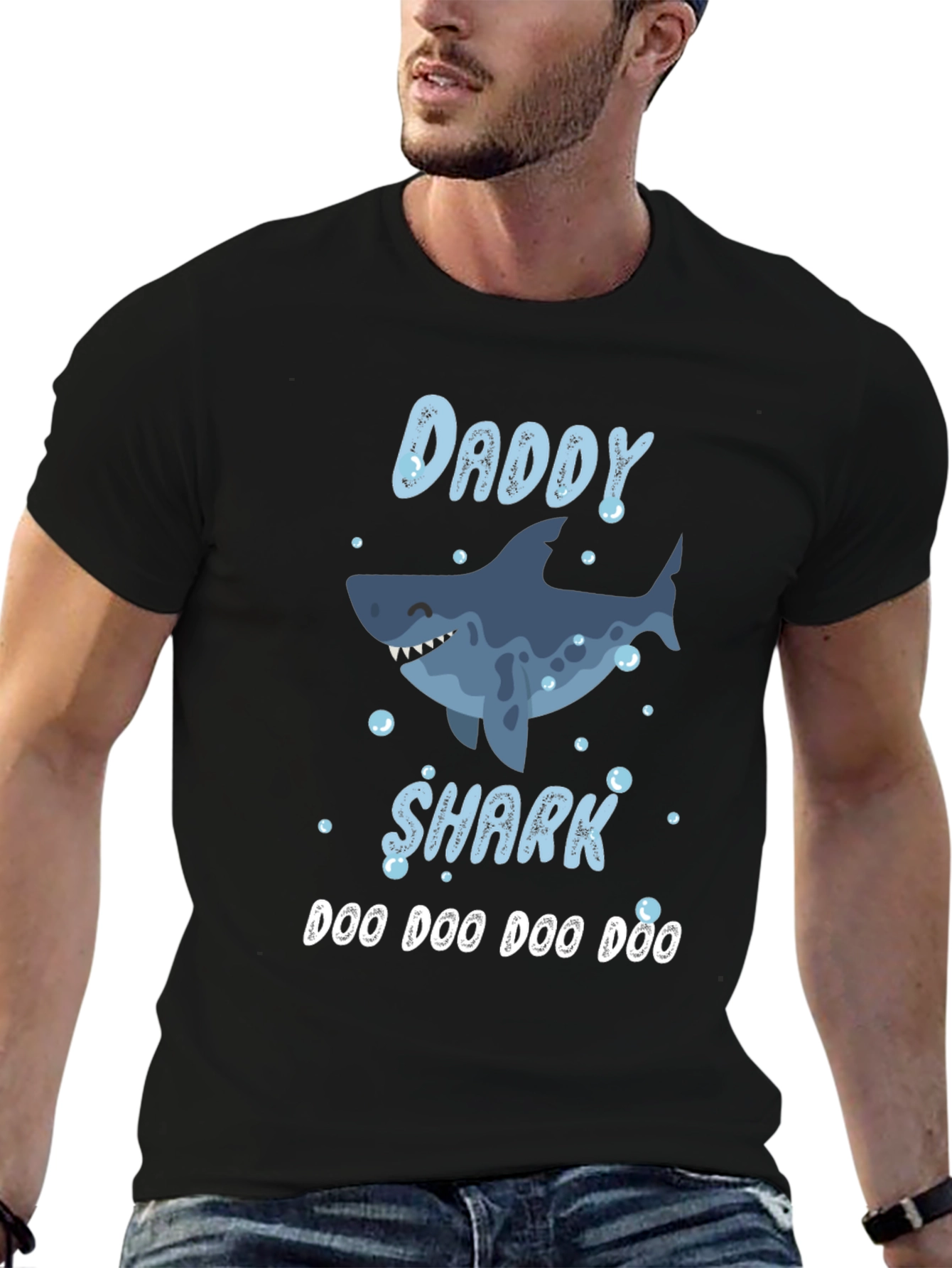 Daddy Shark Graphic T-Shirt