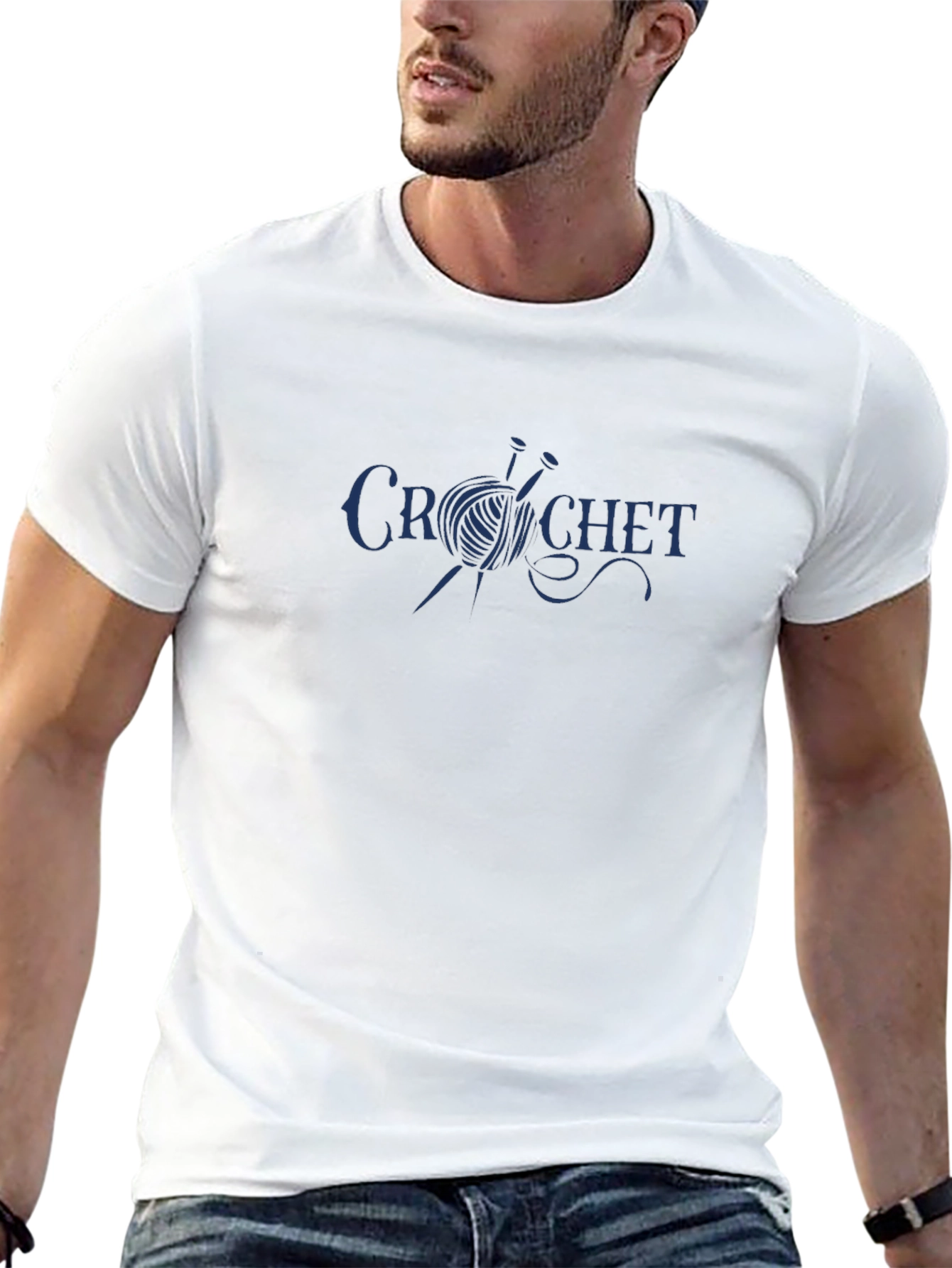 Crochet T-Shirt - Yarn and Needles Design Hobby Tee