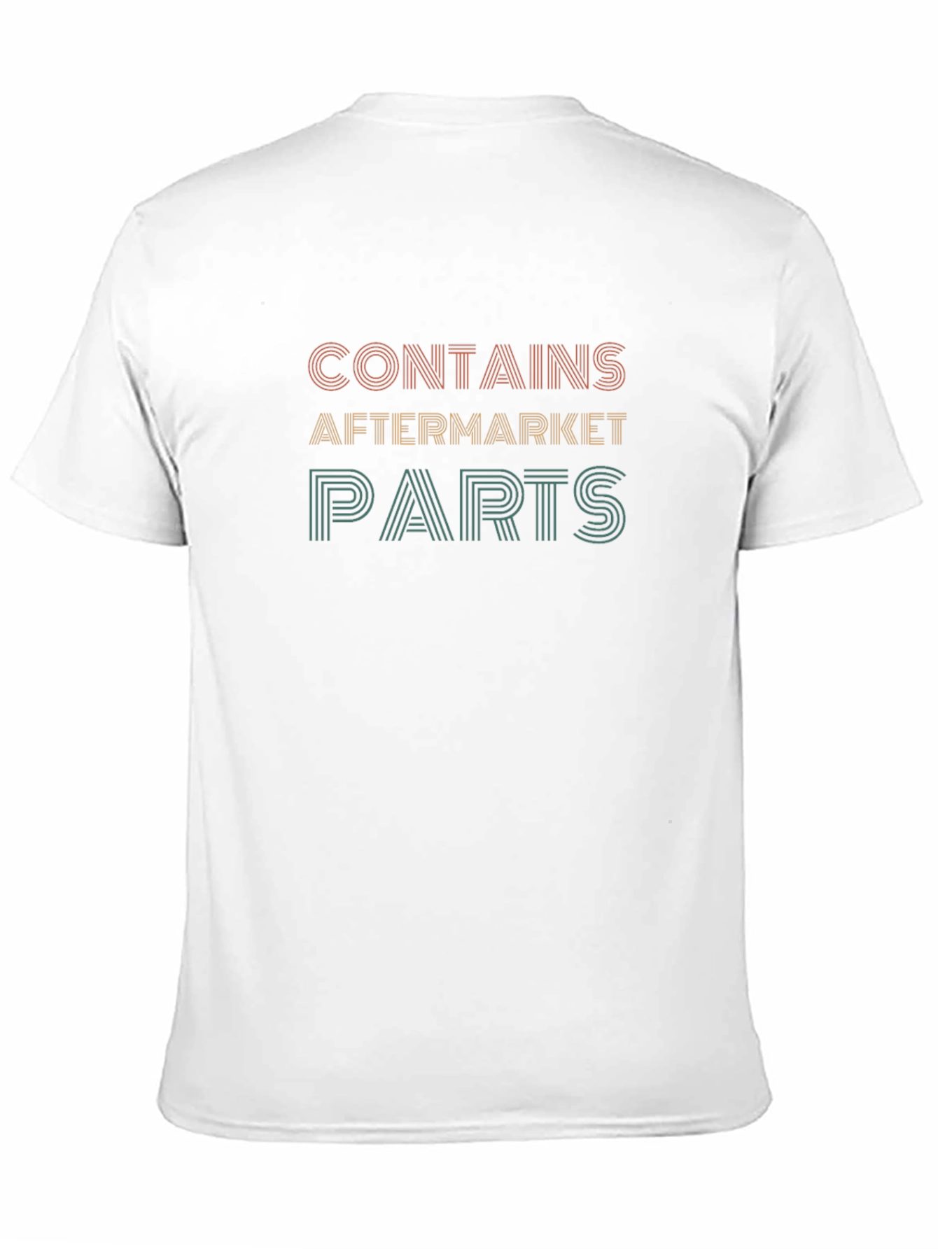 Contains Aftermarket Parts Black Graphic Tee