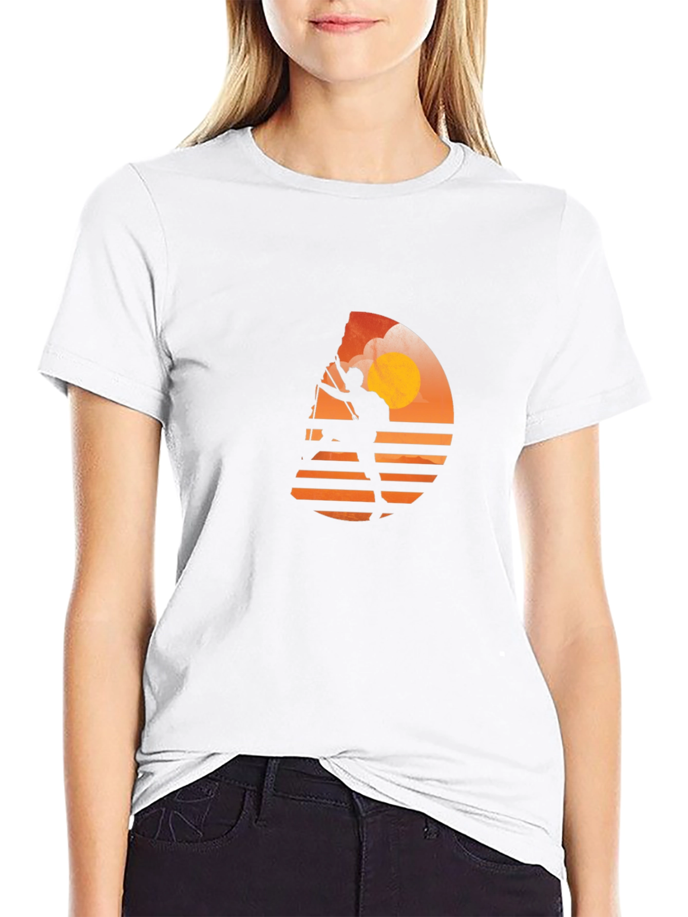 Sunset Climber Graphic Tee - Black