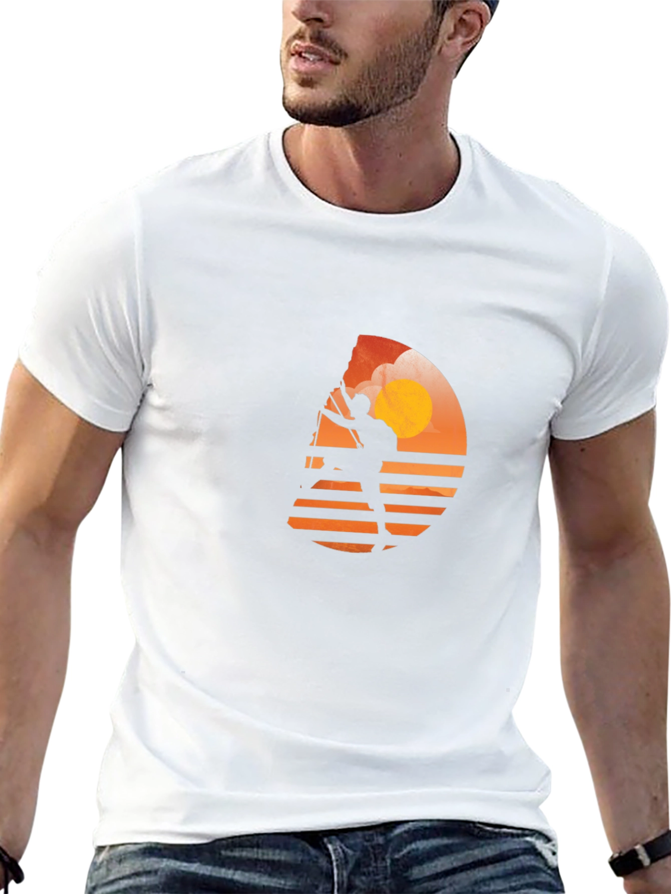 Sunset Climber Graphic Tee - Black