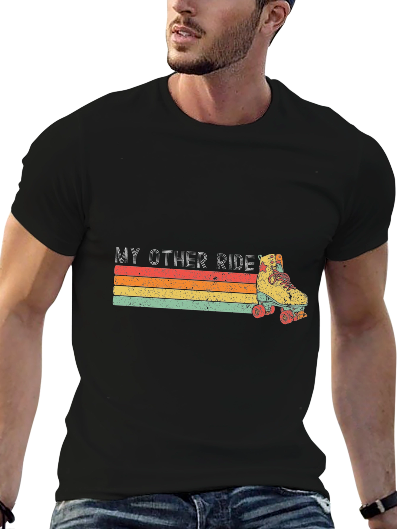 My Other Ride Retro Roller Skate T-Shirt