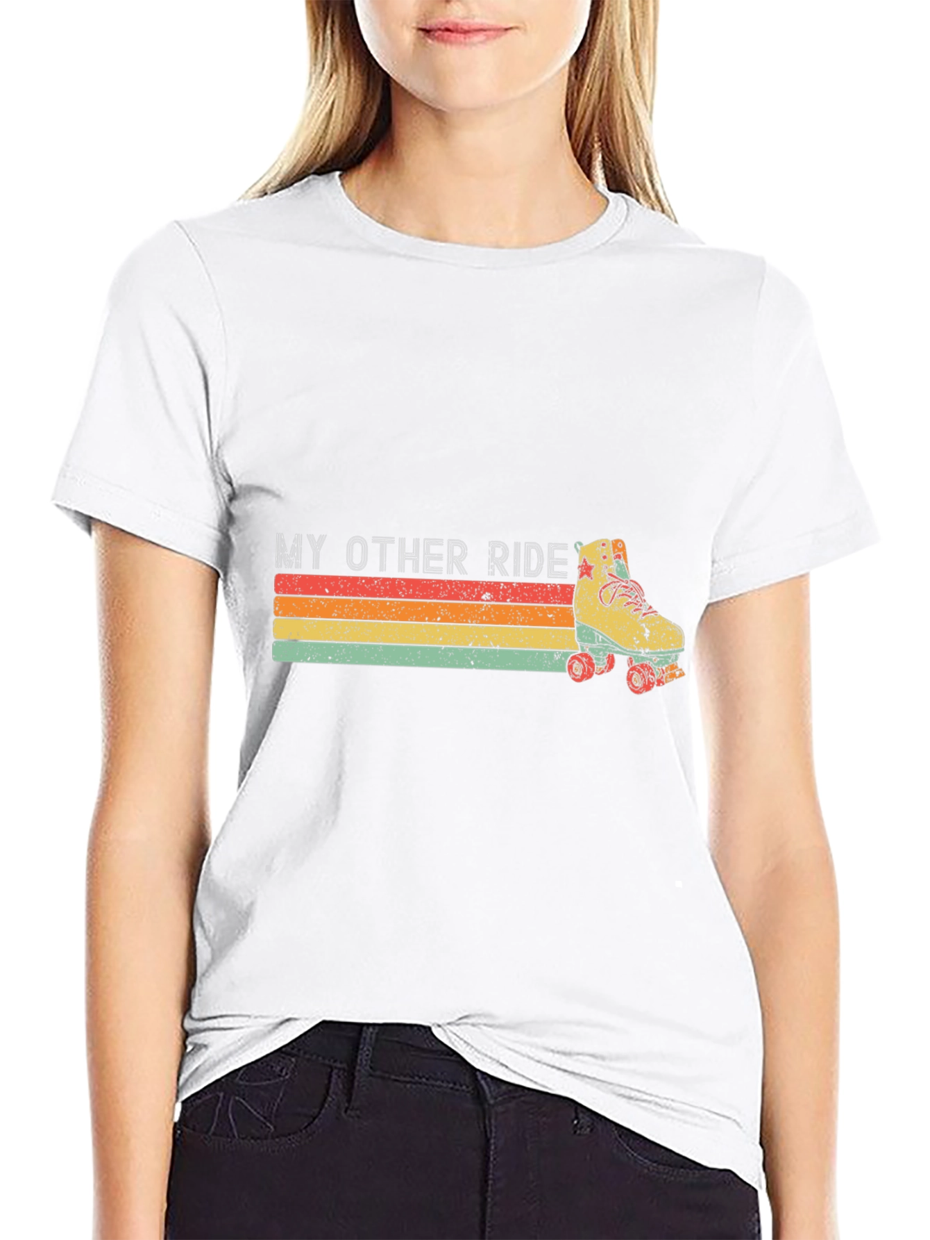 My Other Ride Retro Roller Skate T-Shirt