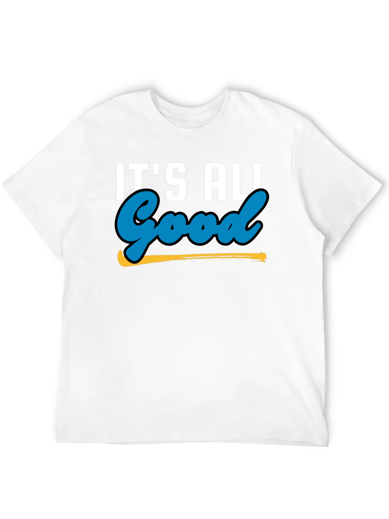 Its All Good Graphic Tee - Black Casual Shirt