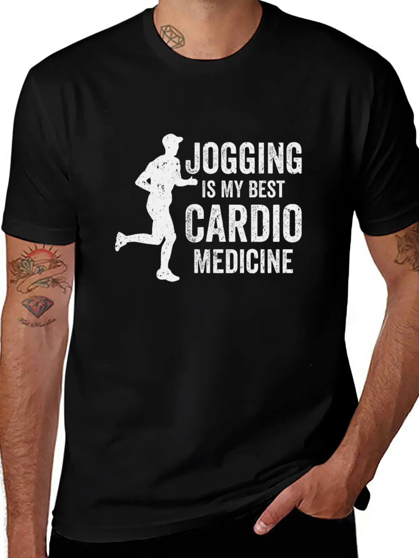 Best Medicine Jogger Cardio Exercise Running Unisex Casual T-Shirt – Clean Design For Daily Comfort