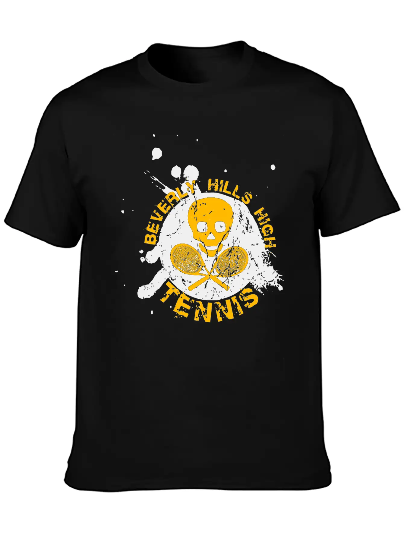 BEVERLY HILLS HIGH TENNIS Unisex Casual T-Shirt – Clean Design For Daily Comfort