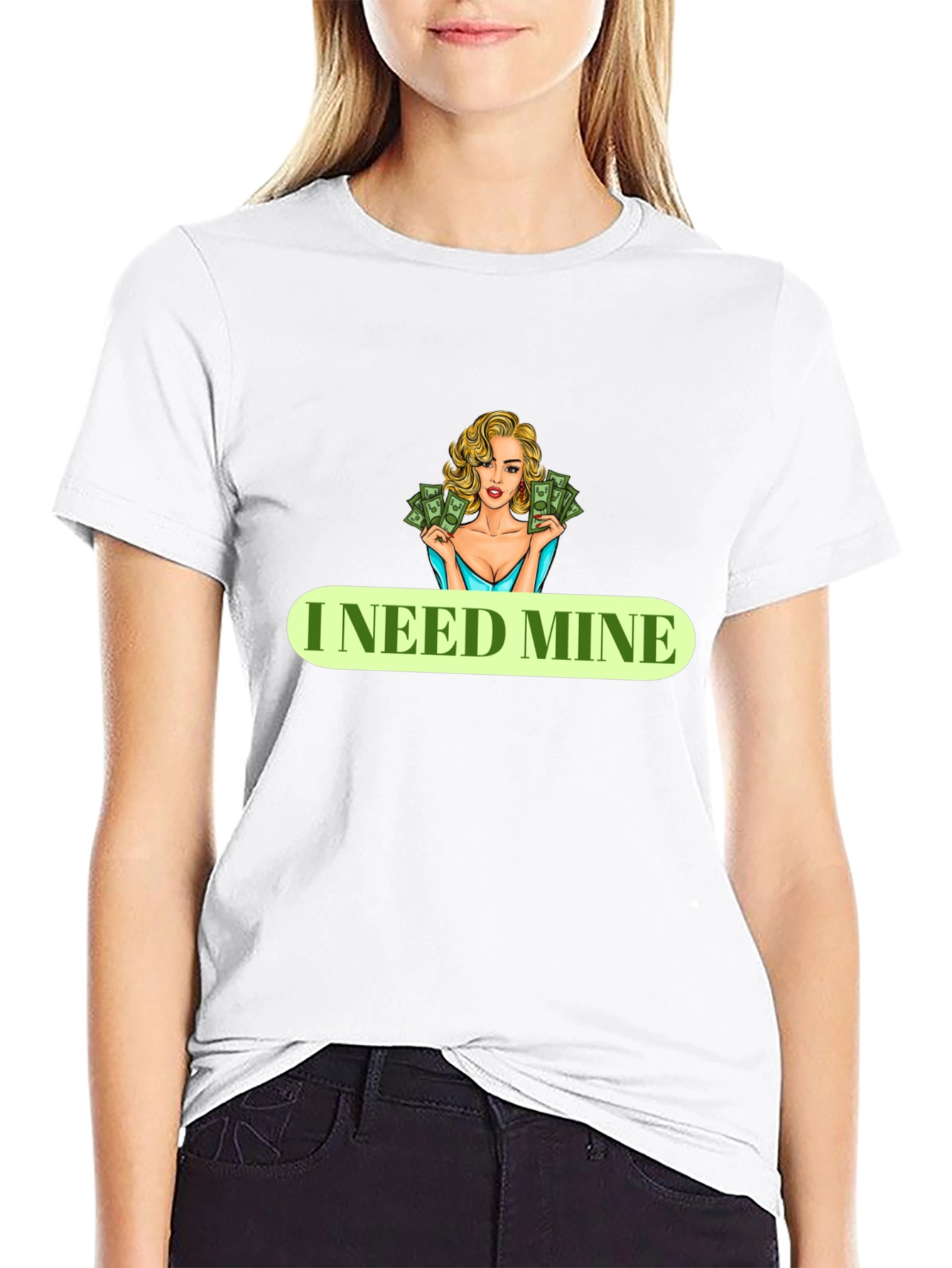 I Need Mine Black T-Shirt