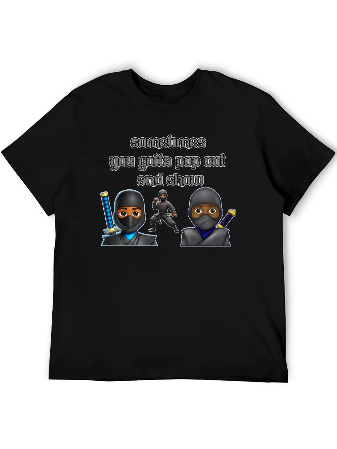 Ninja Pop Out Graphic Tee