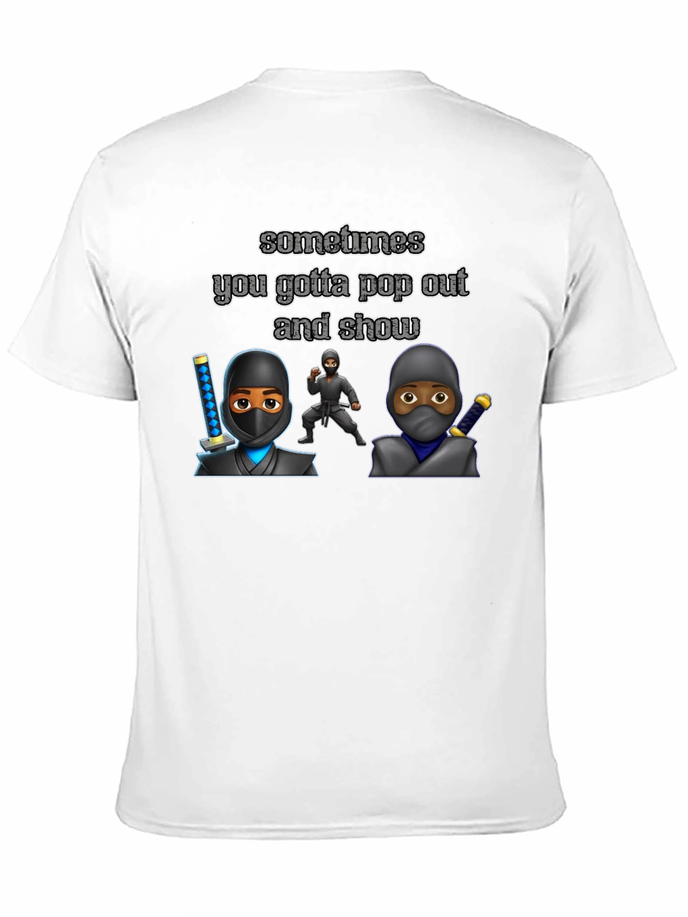 Ninja Pop Out Graphic Tee
