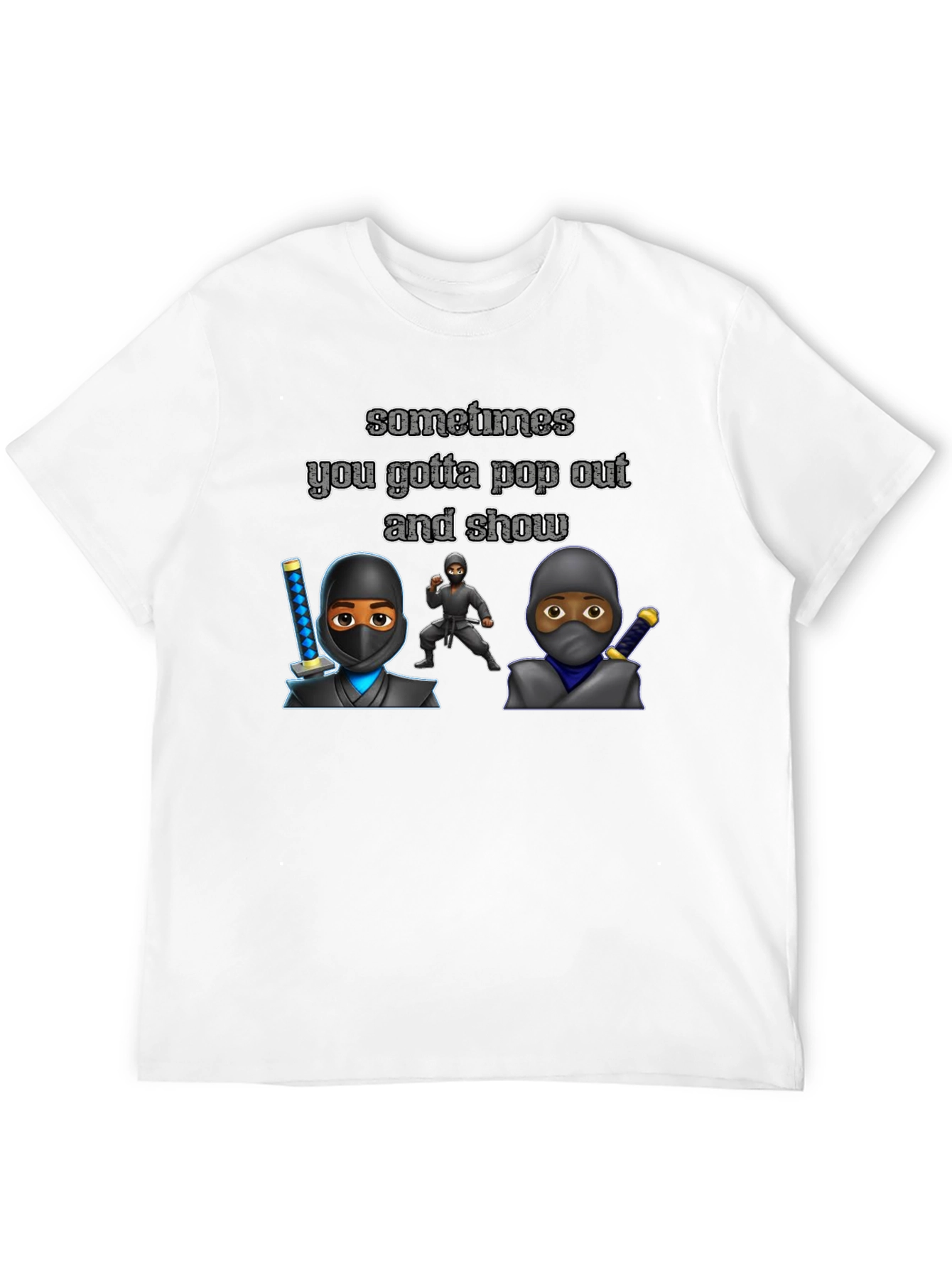 Ninja Pop Out Graphic Tee