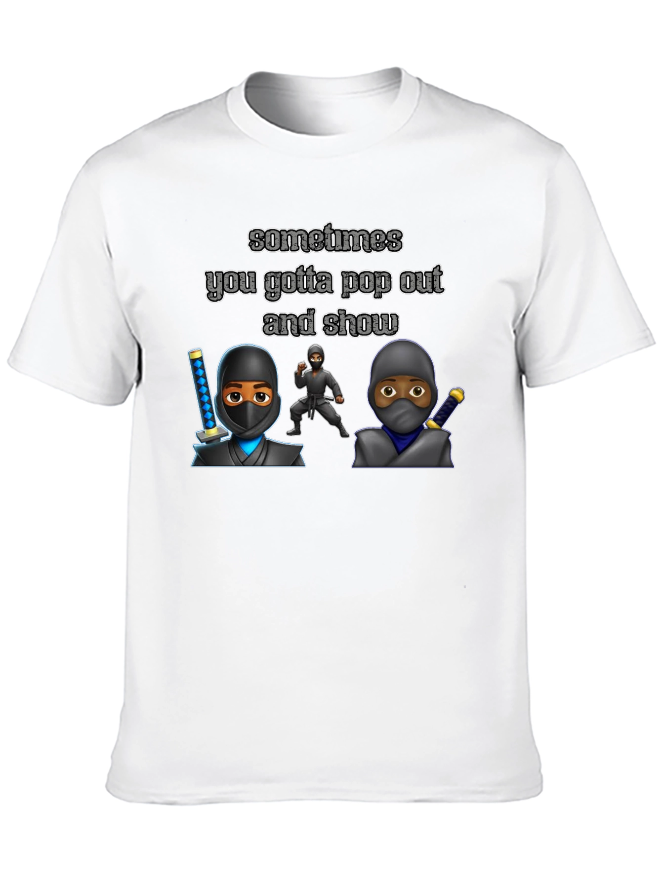 Ninja Pop Out Graphic Tee