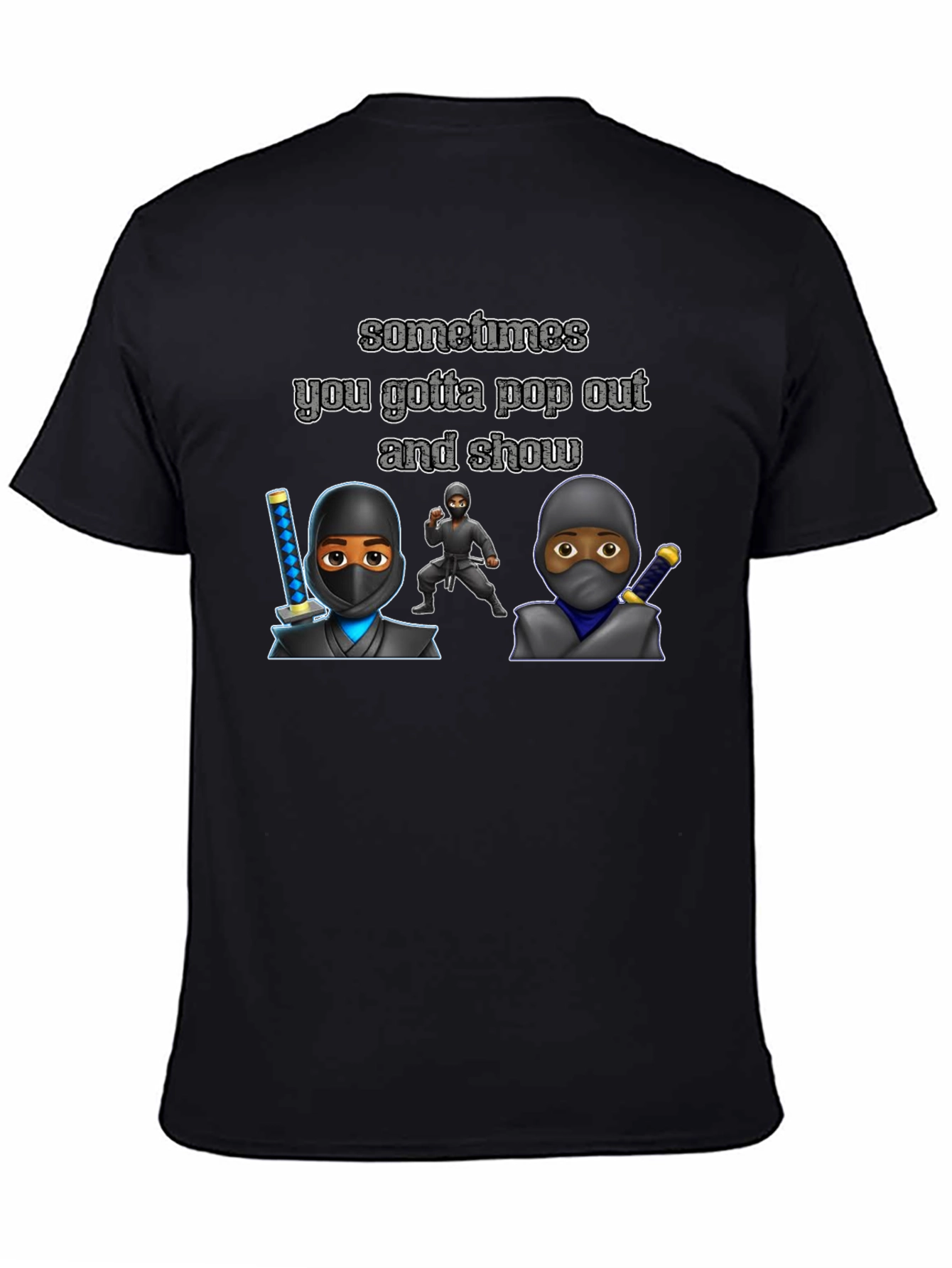 Ninja Pop Out Graphic Tee