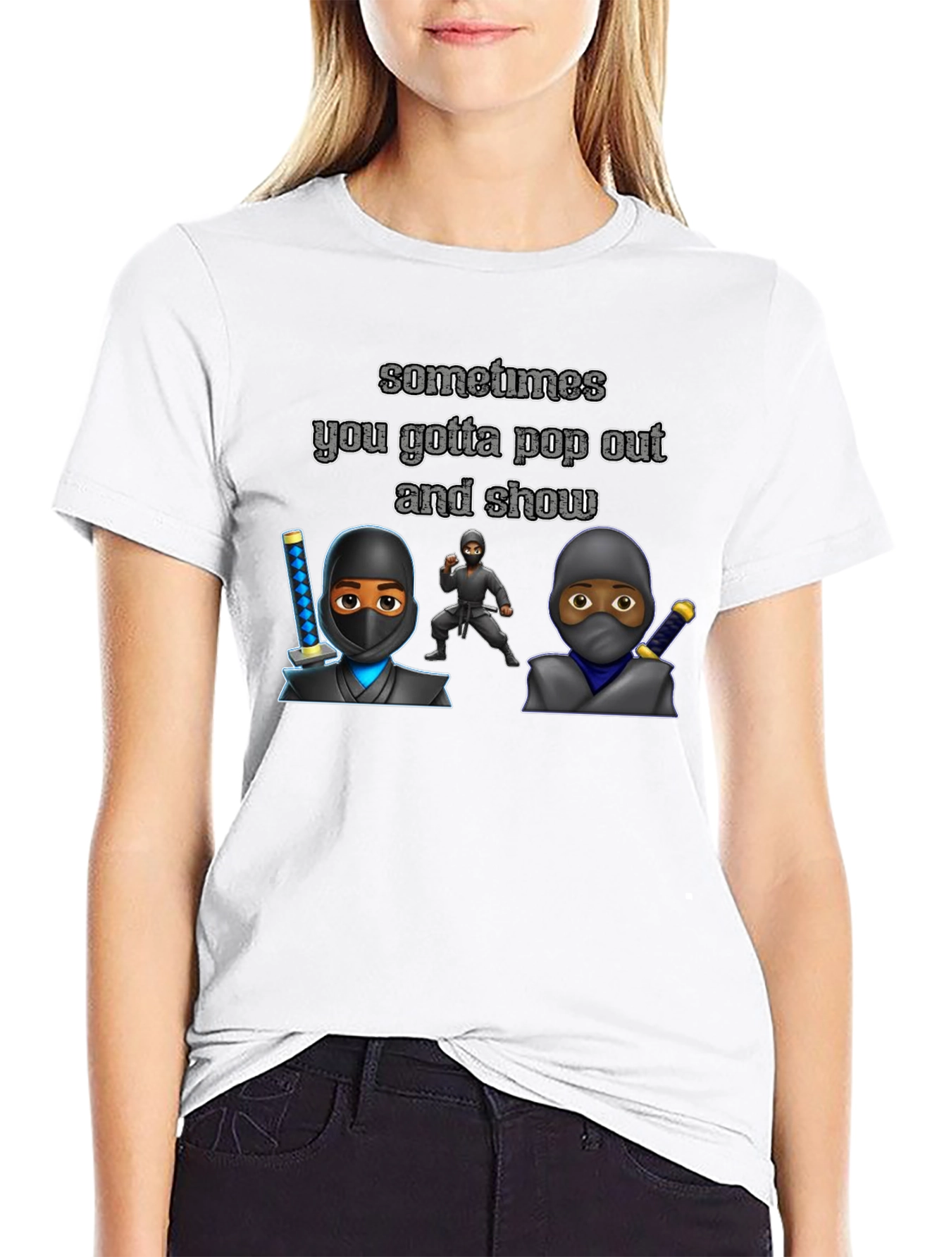 Ninja Pop Out Graphic Tee
