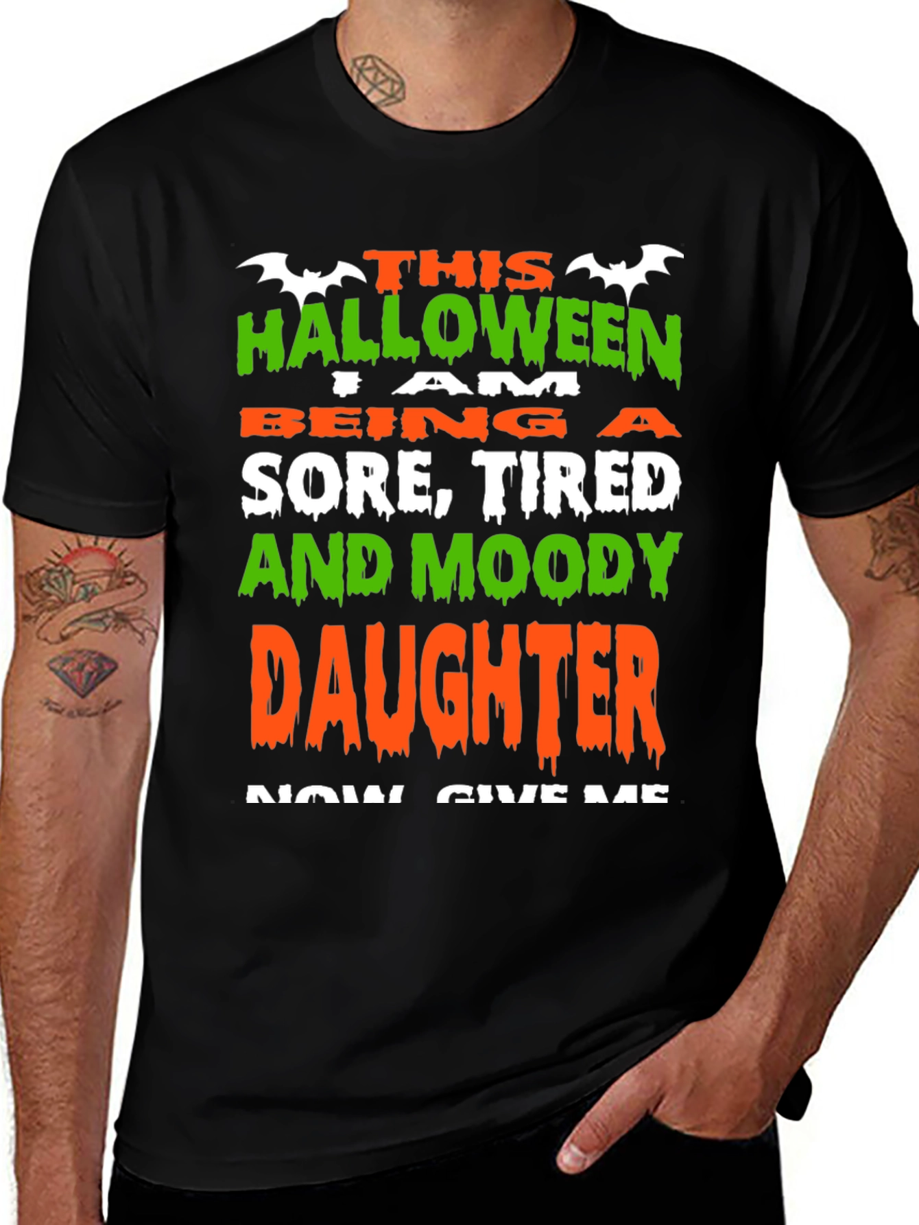 Halloween Moody Daughter T-Shirt