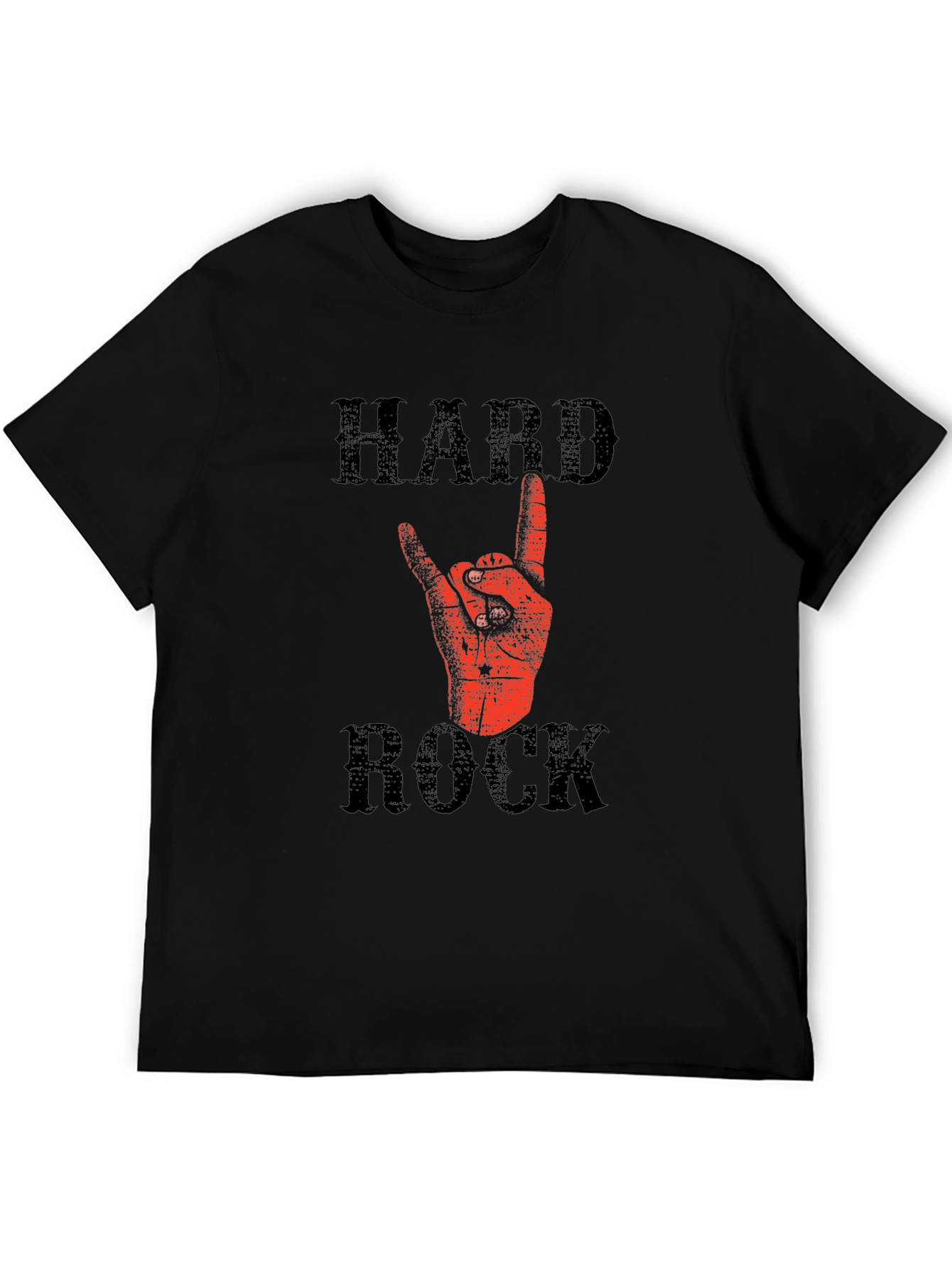 Hard Rock Graphic T-Shirt - Black